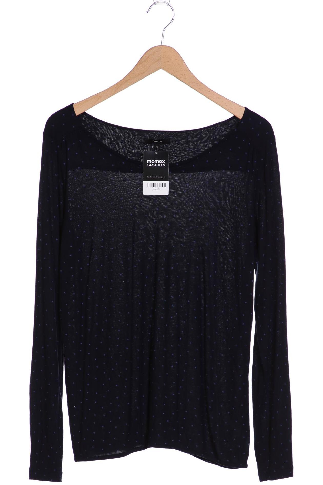 

Opus Damen Langarmshirt, marineblau, Gr. 38