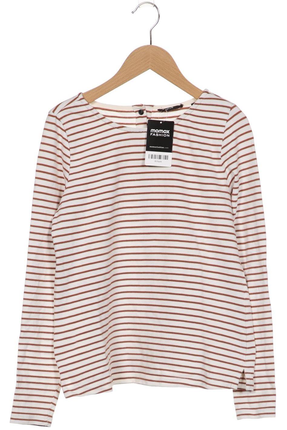 

Opus Damen Langarmshirt, weiß, Gr. 36