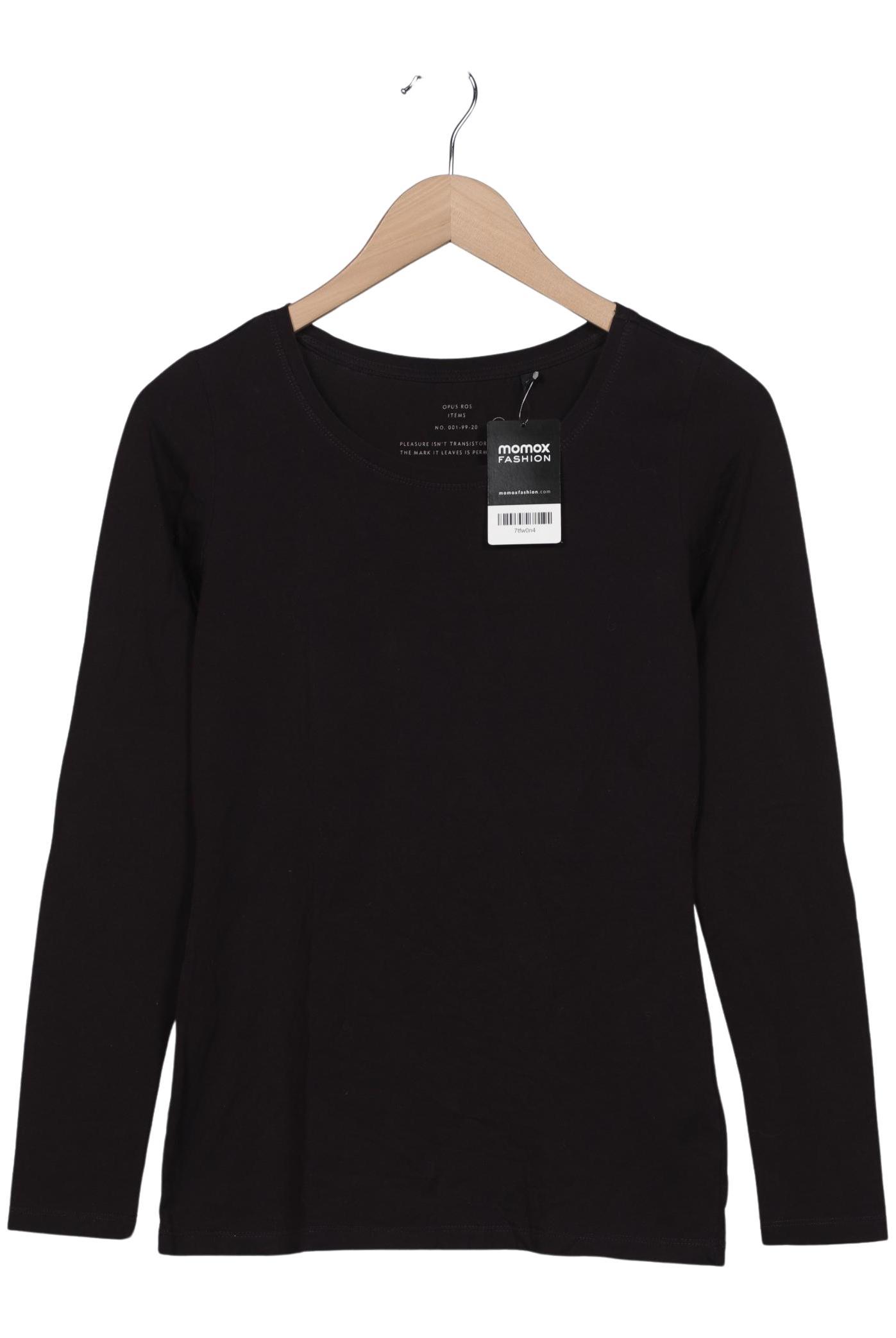 

Opus Damen Langarmshirt, schwarz, Gr. 36