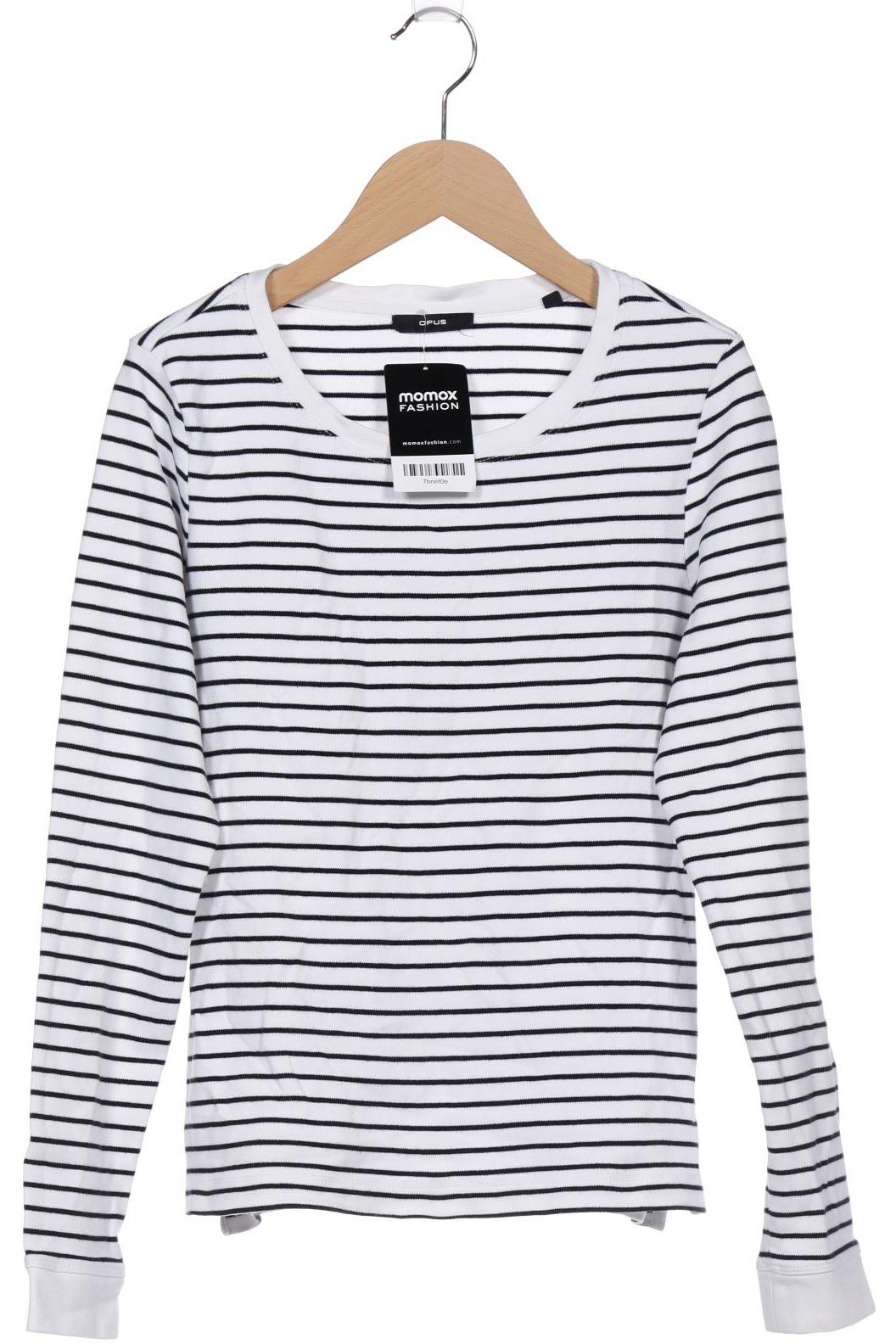 

Opus Damen Langarmshirt, weiß, Gr. 38