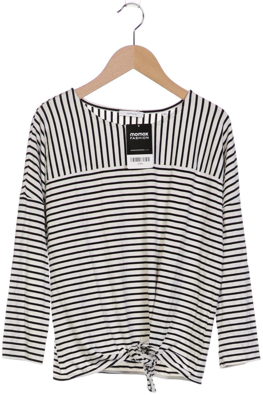 

Opus Damen Langarmshirt, weiß, Gr. 36