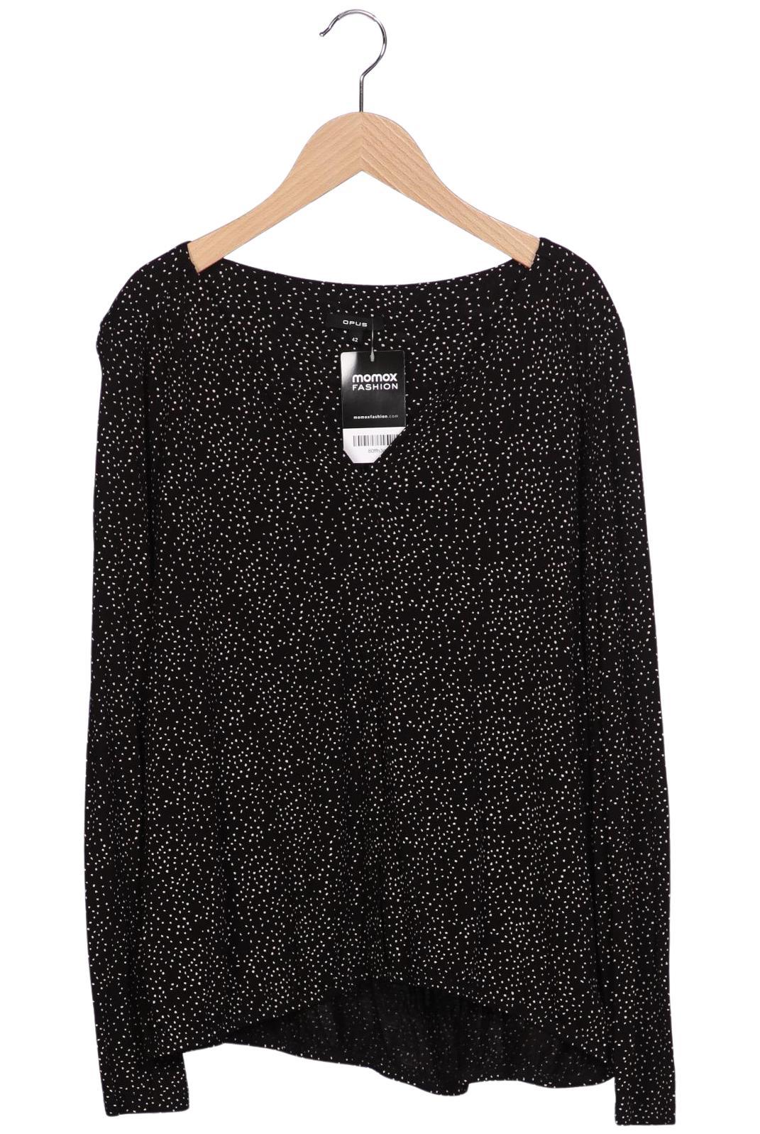 

Opus Damen Langarmshirt, schwarz, Gr. 42