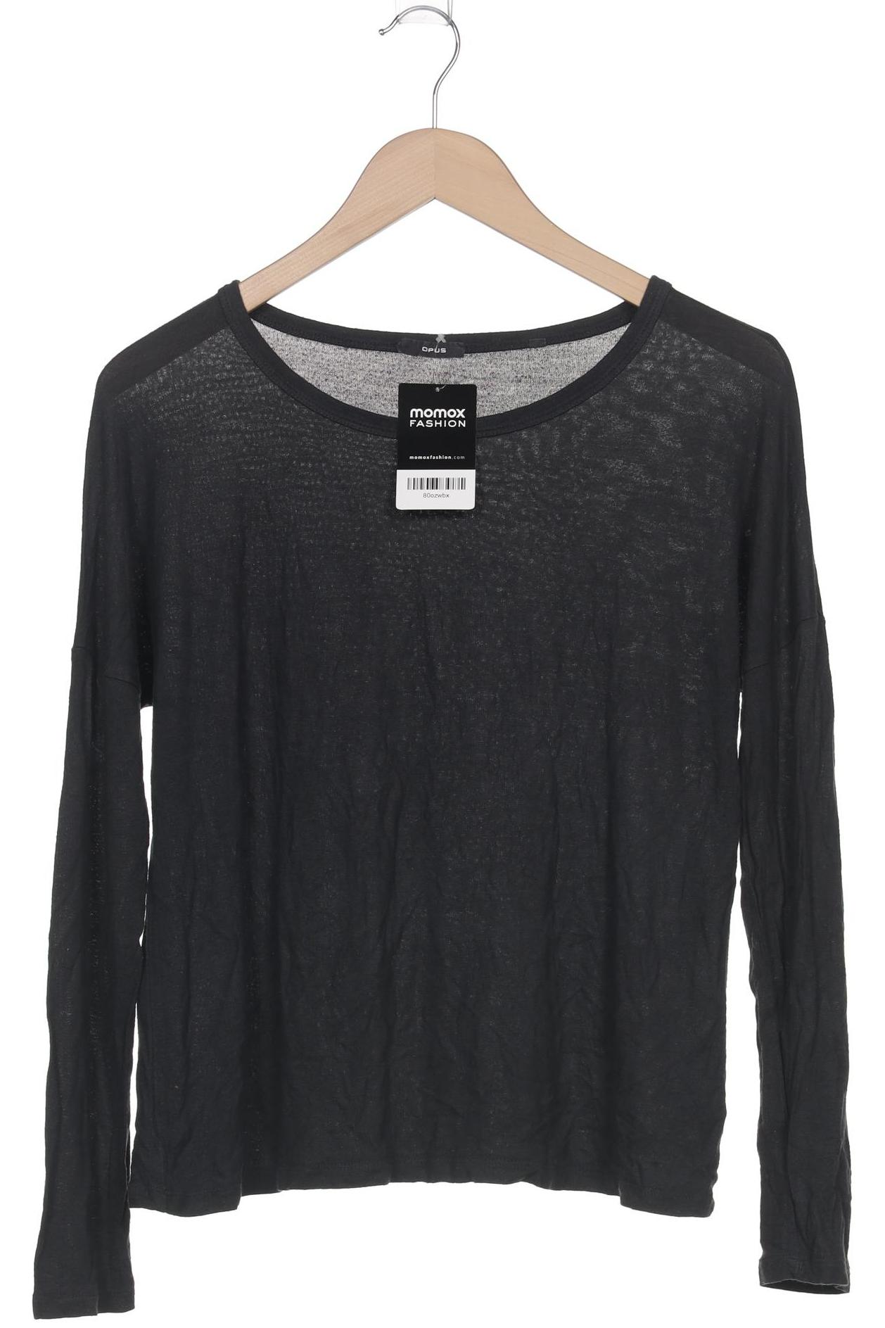 

Opus Damen Langarmshirt, grau, Gr. 36