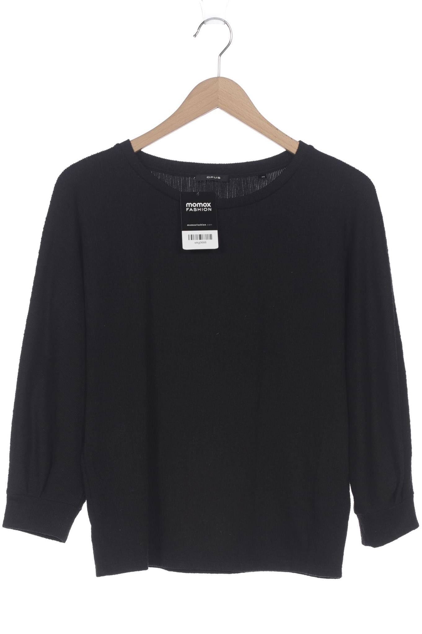 

Opus Damen Langarmshirt, schwarz, Gr. 40