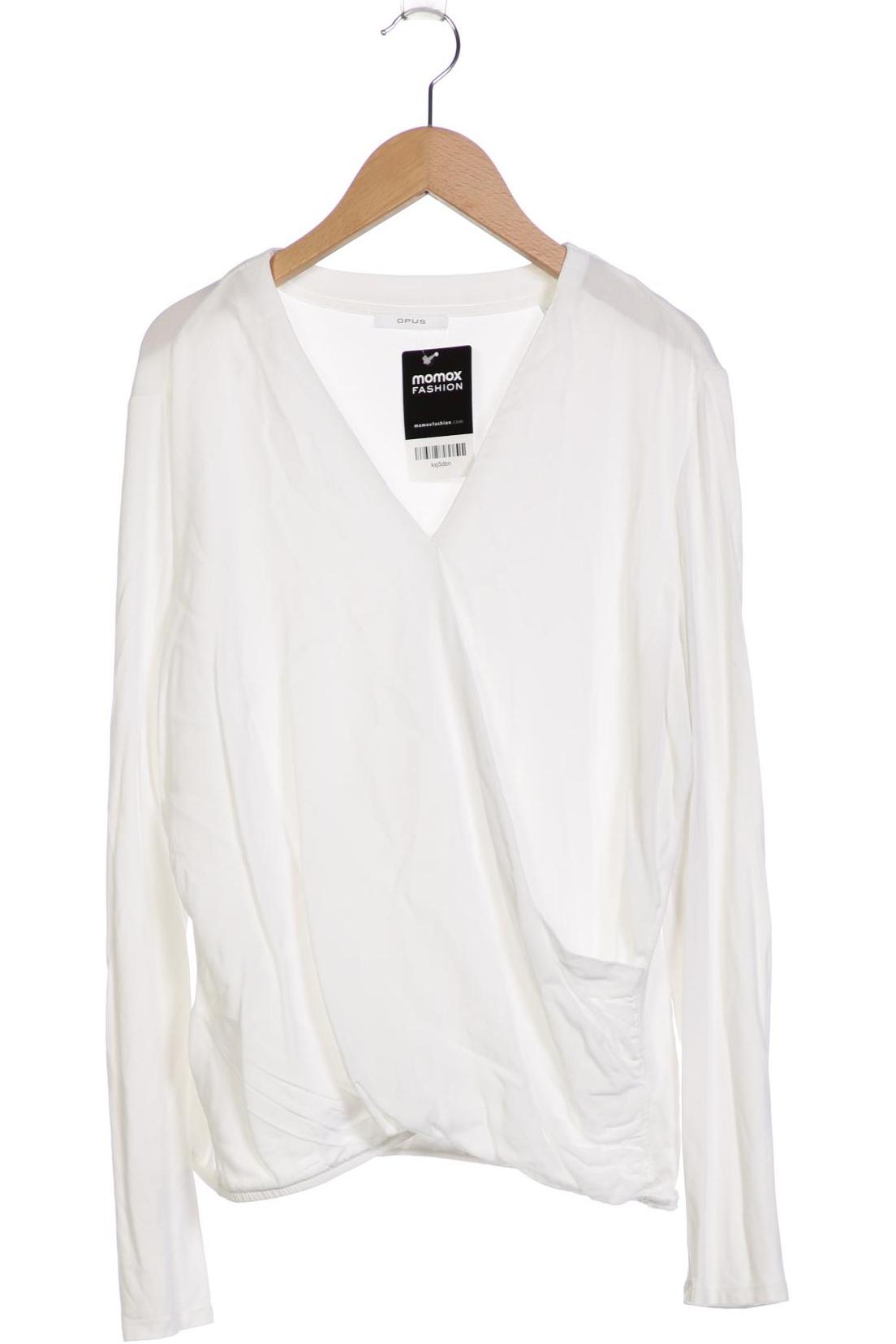 

Opus Damen Langarmshirt, weiß, Gr. 38