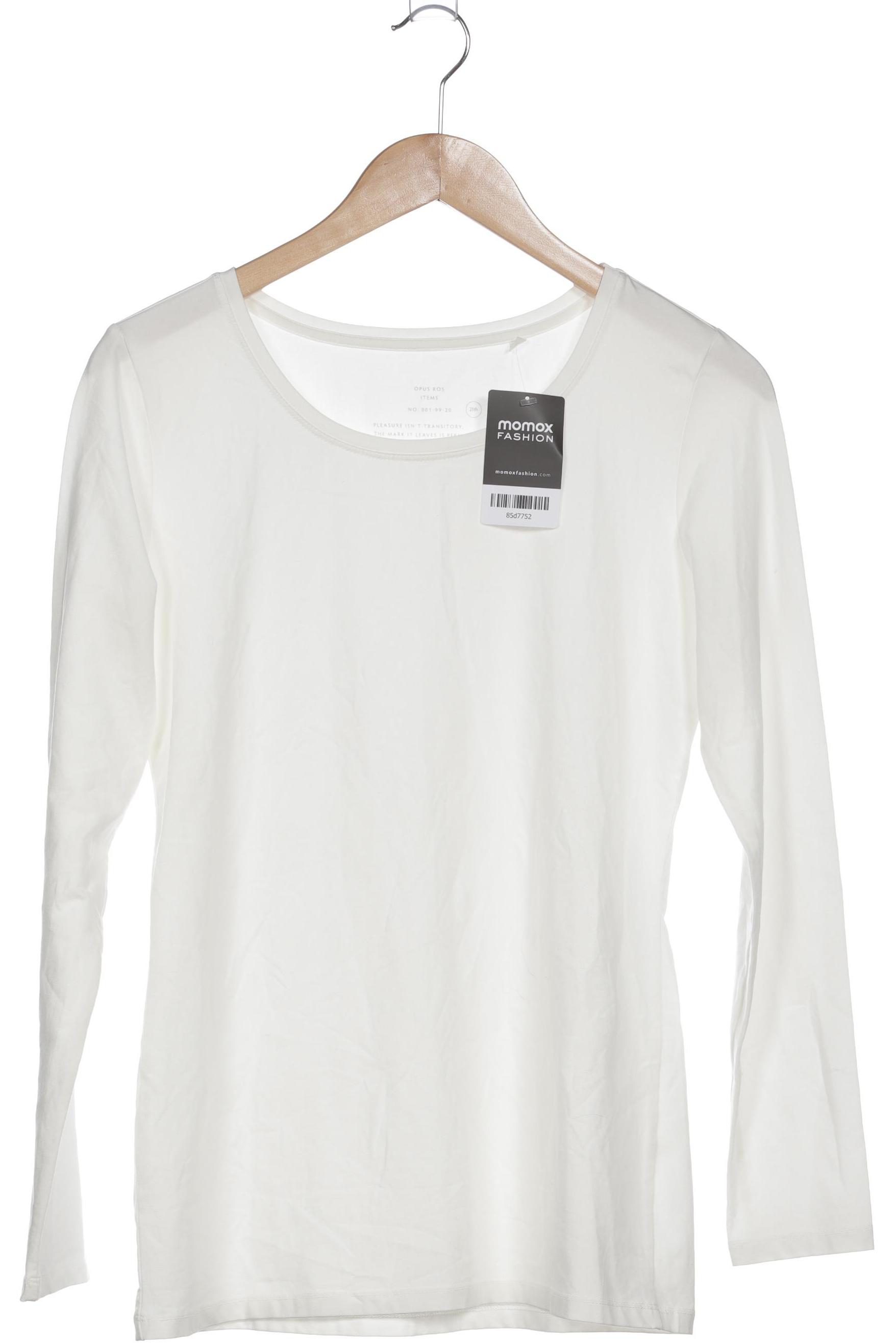 

Opus Damen Langarmshirt, weiß, Gr. 42