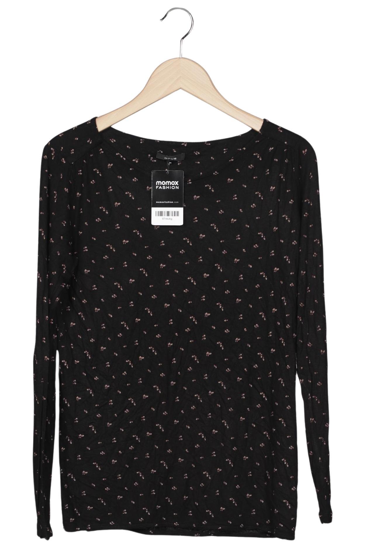 

Opus Damen Langarmshirt, schwarz, Gr. 38