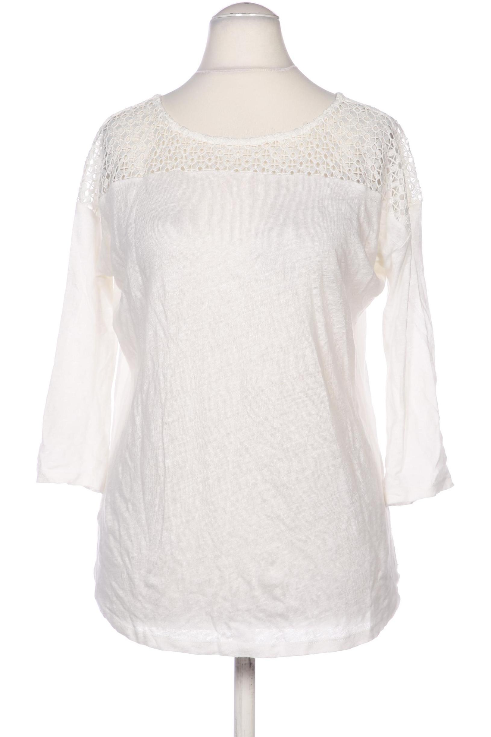 

Opus Damen Langarmshirt, weiß, Gr. 36