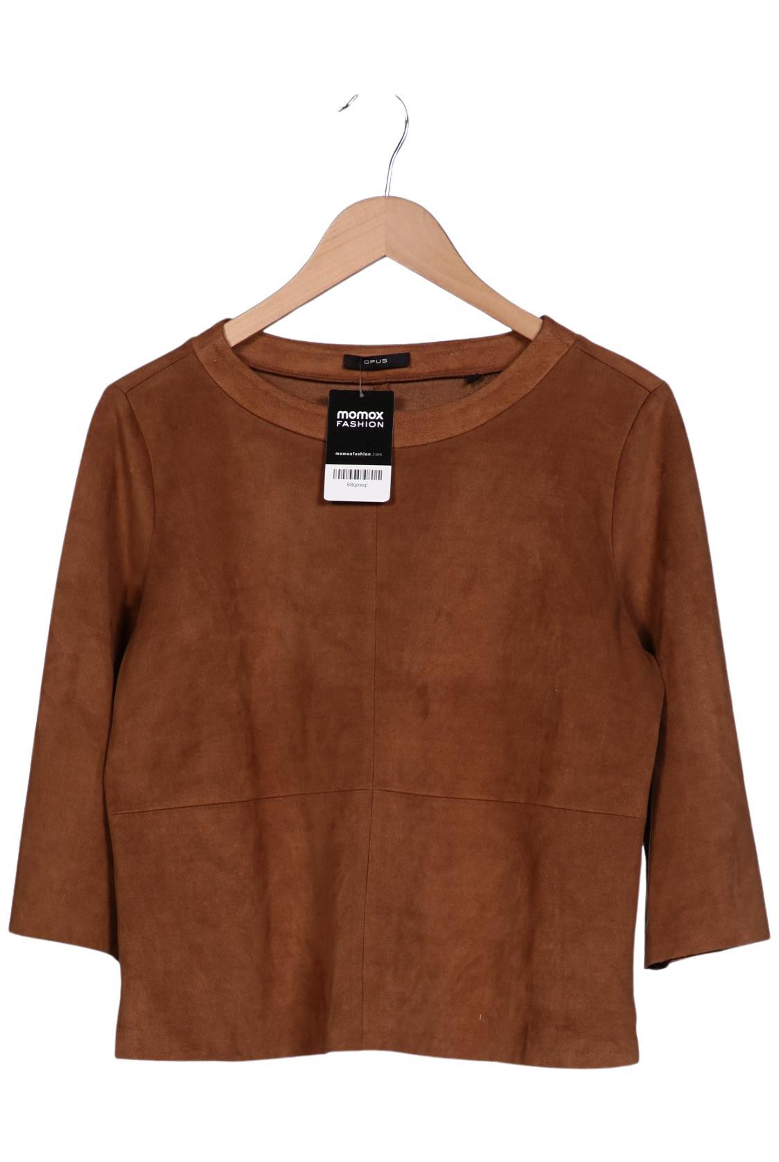 

Opus Damen Langarmshirt, braun, Gr. 36