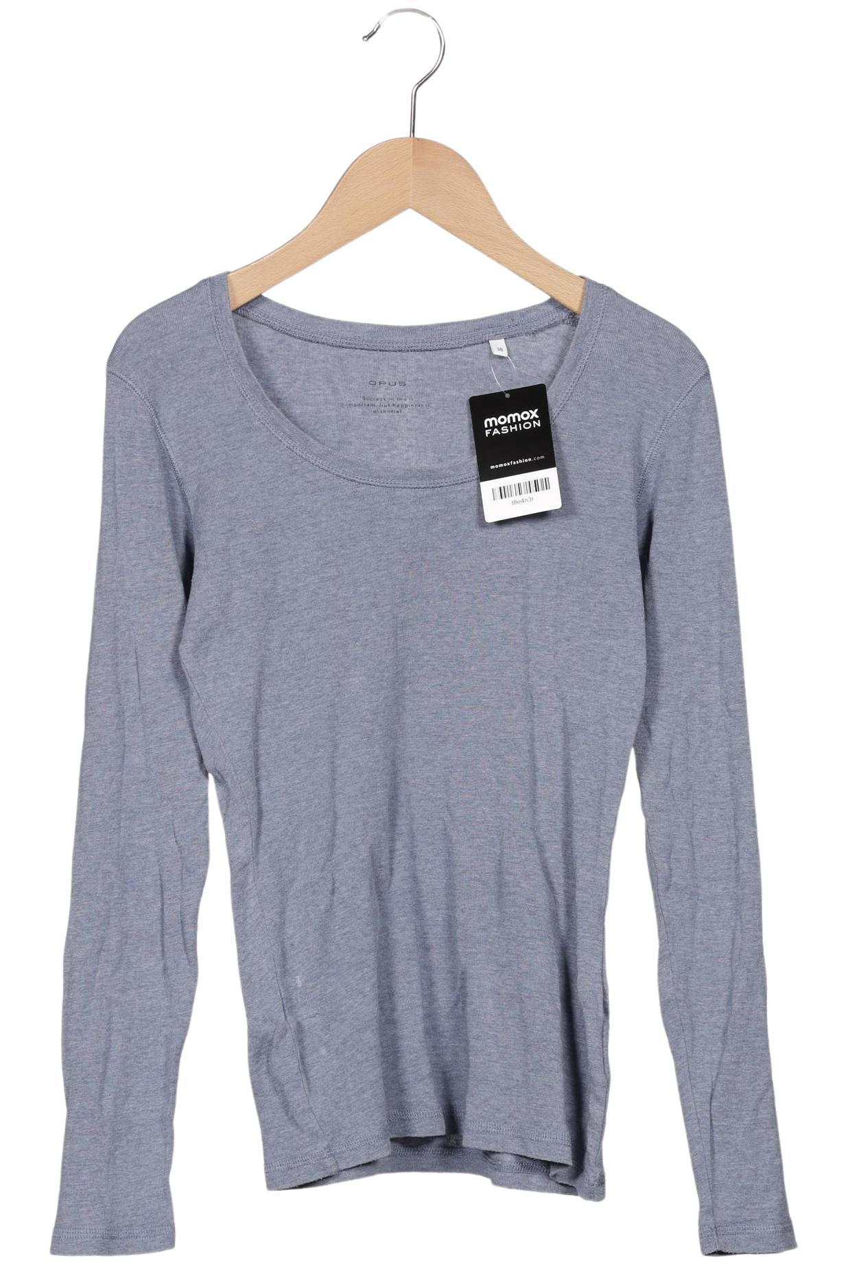 

Opus Damen Langarmshirt, hellblau, Gr. 38