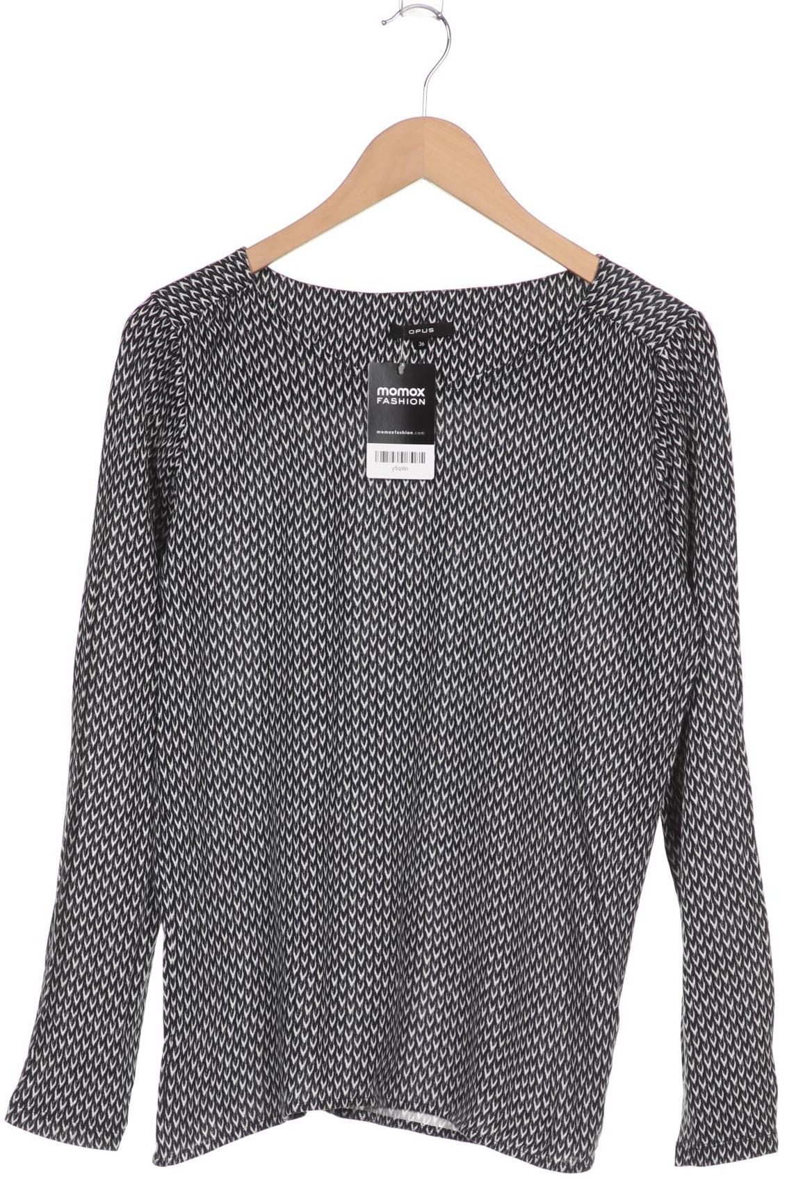 

Opus Damen Langarmshirt, schwarz, Gr. 36