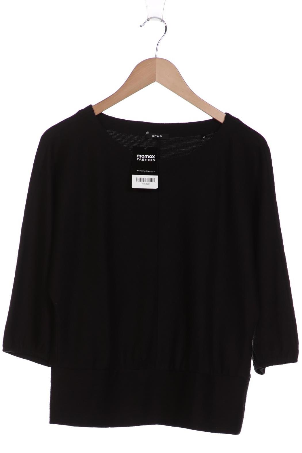 

Opus Damen Langarmshirt, schwarz, Gr. 38