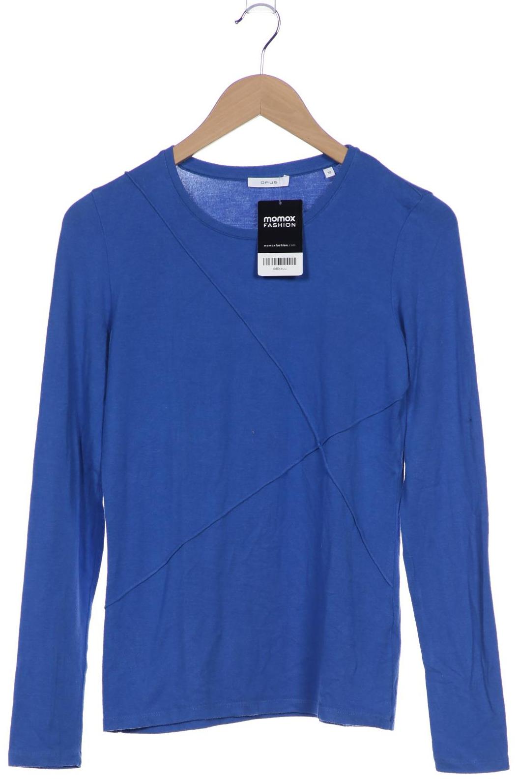 

Opus Damen Langarmshirt, blau, Gr. 38