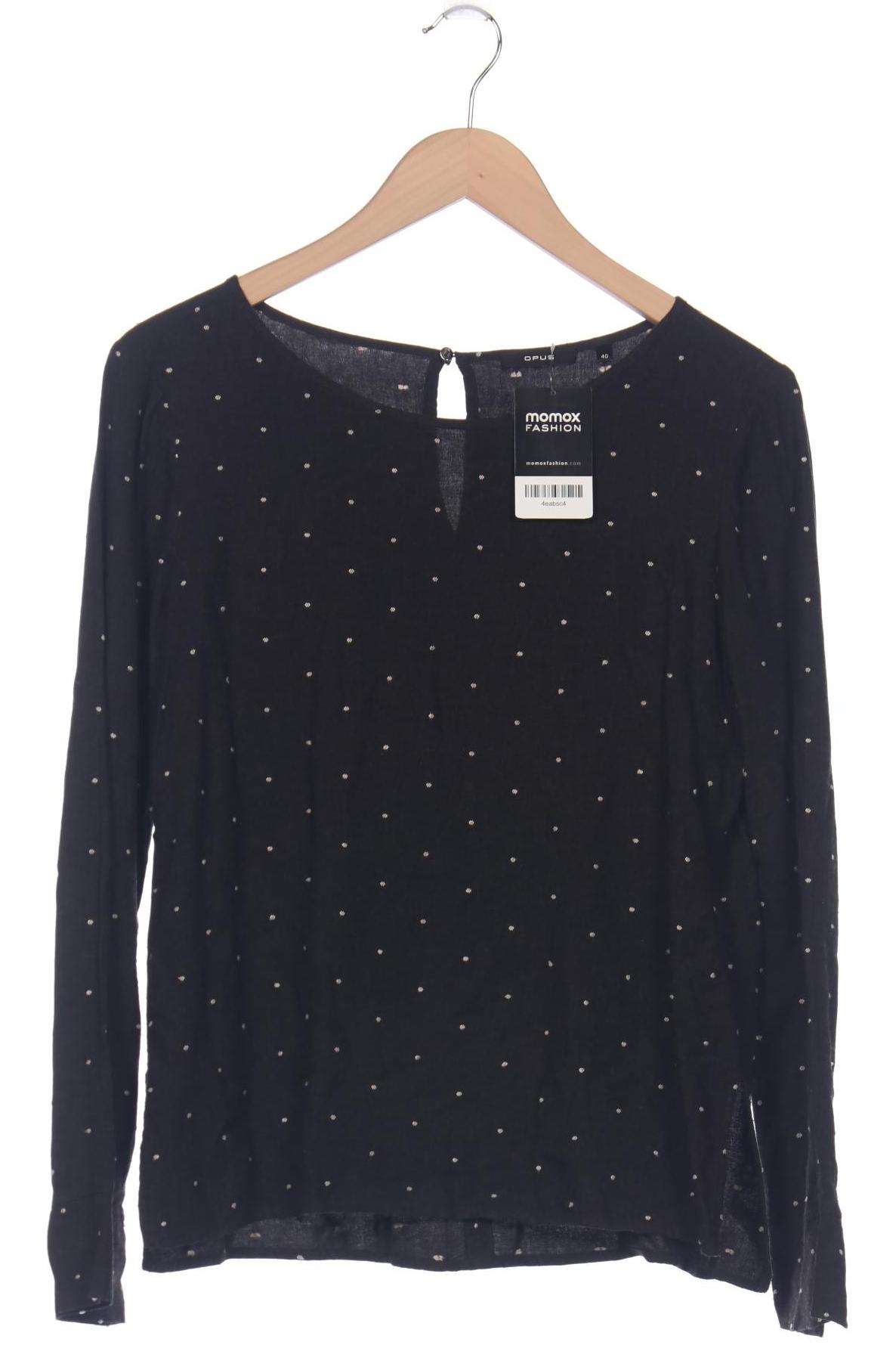 

Opus Damen Langarmshirt, schwarz, Gr. 40