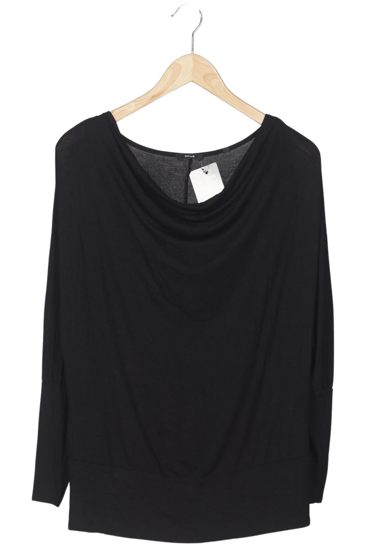 

Opus Damen Langarmshirt, schwarz, Gr. 38