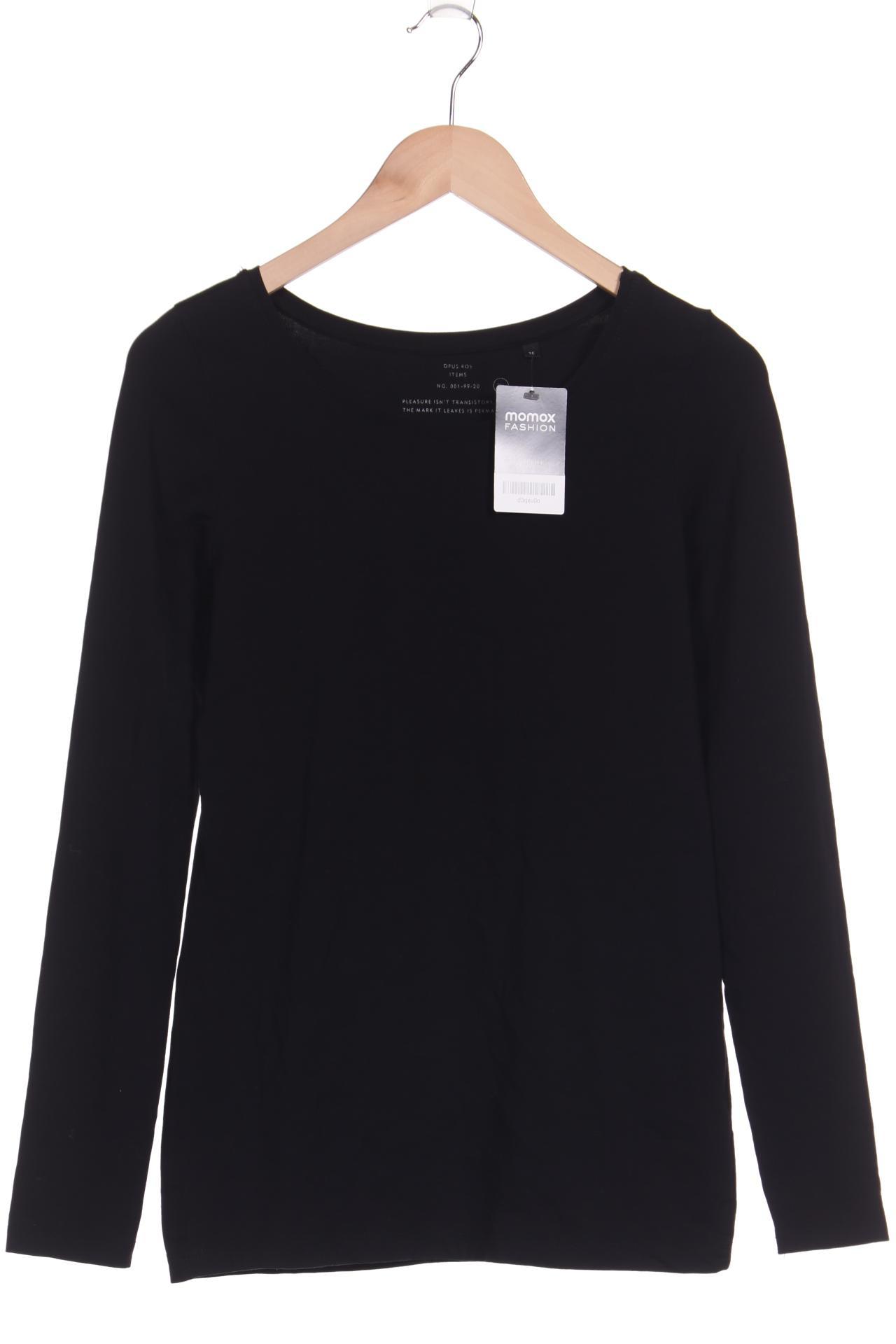 

Opus Damen Langarmshirt, schwarz, Gr. 38