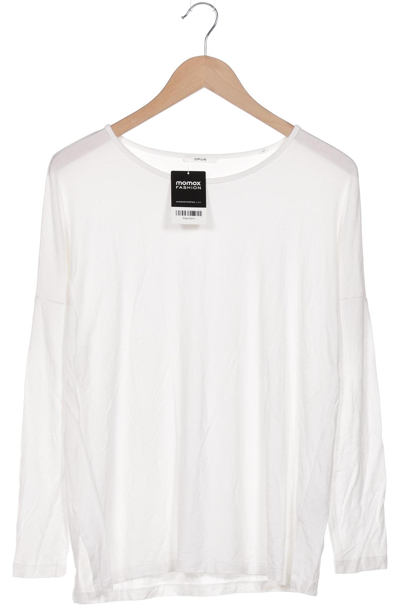 

Opus Damen Langarmshirt, weiß, Gr. 38