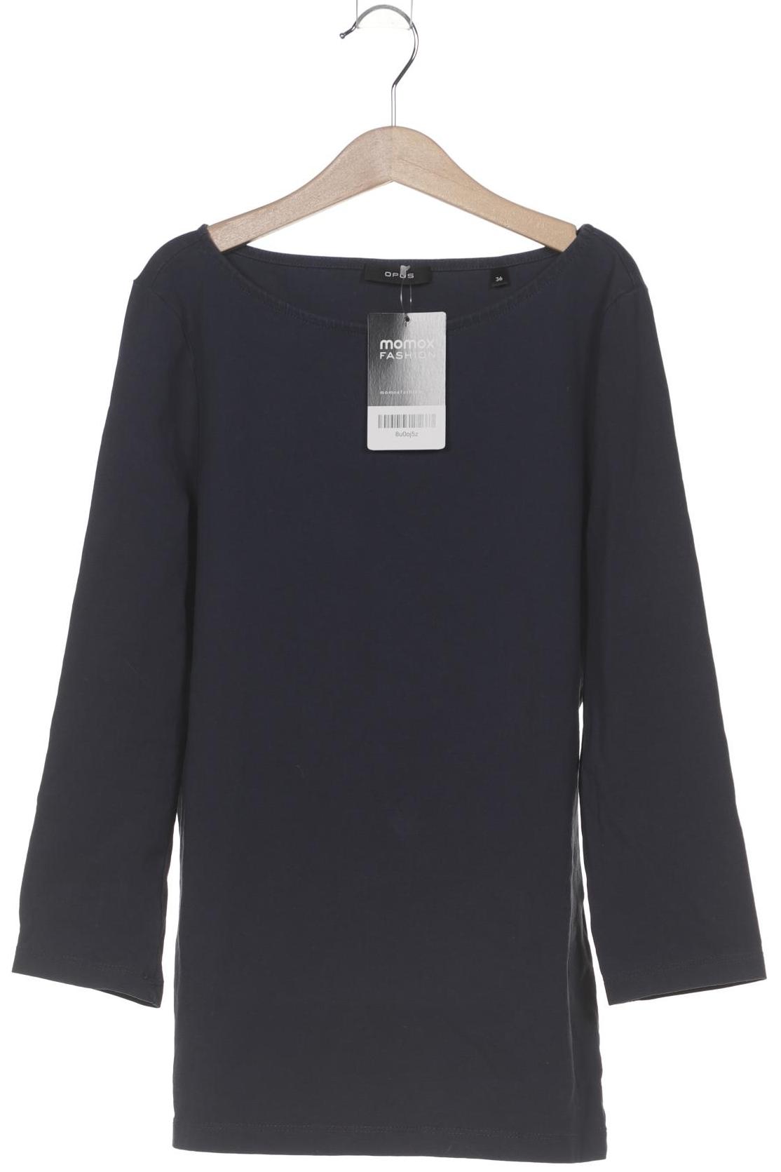 

Opus Damen Langarmshirt, marineblau, Gr. 36