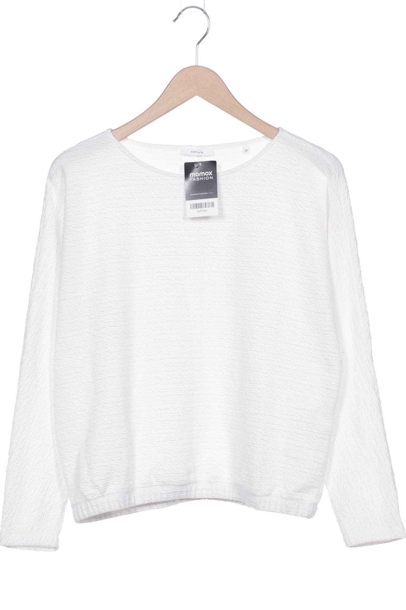

Opus Damen Langarmshirt, weiß, Gr. 38