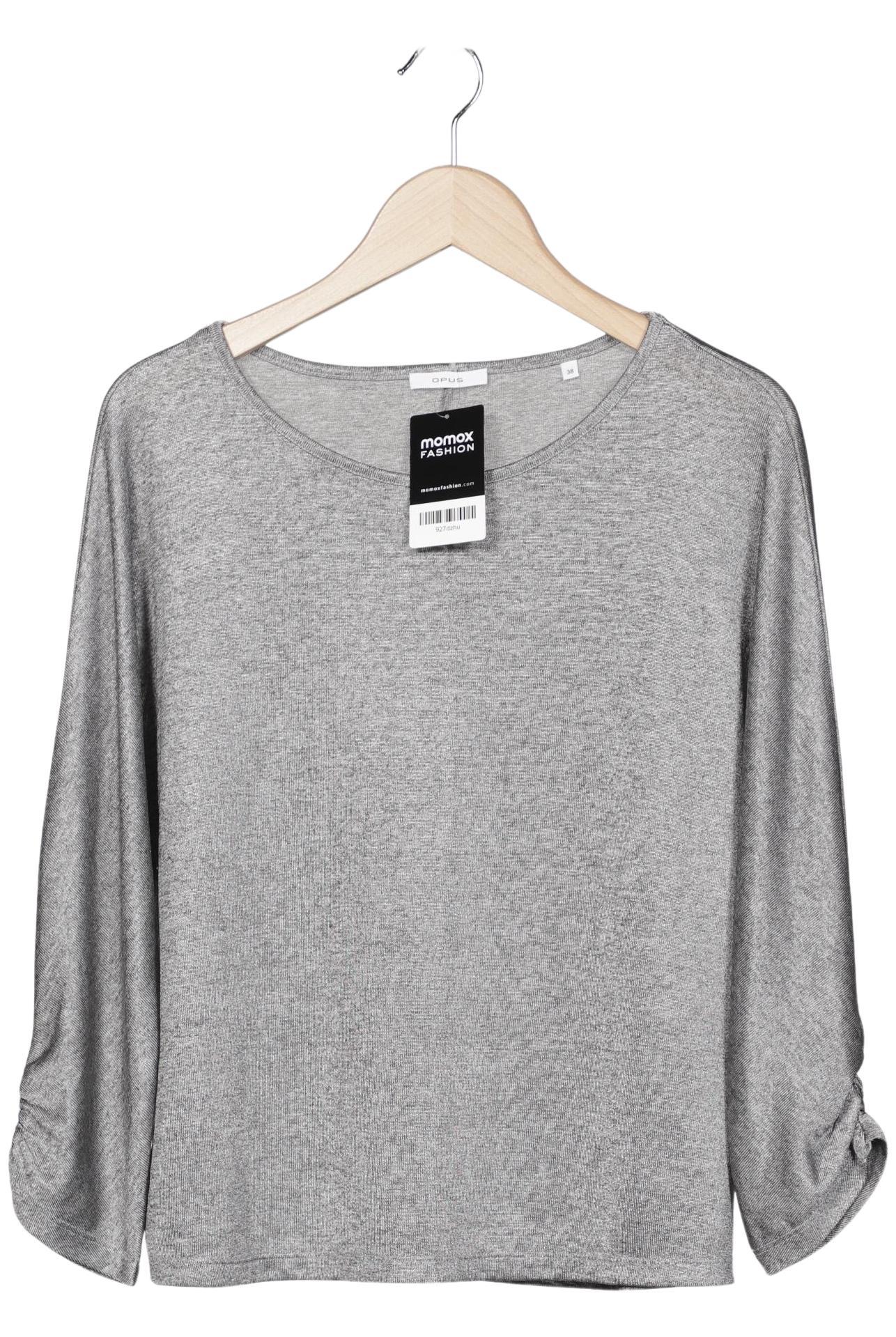 

Opus Damen Langarmshirt, grau, Gr. 38