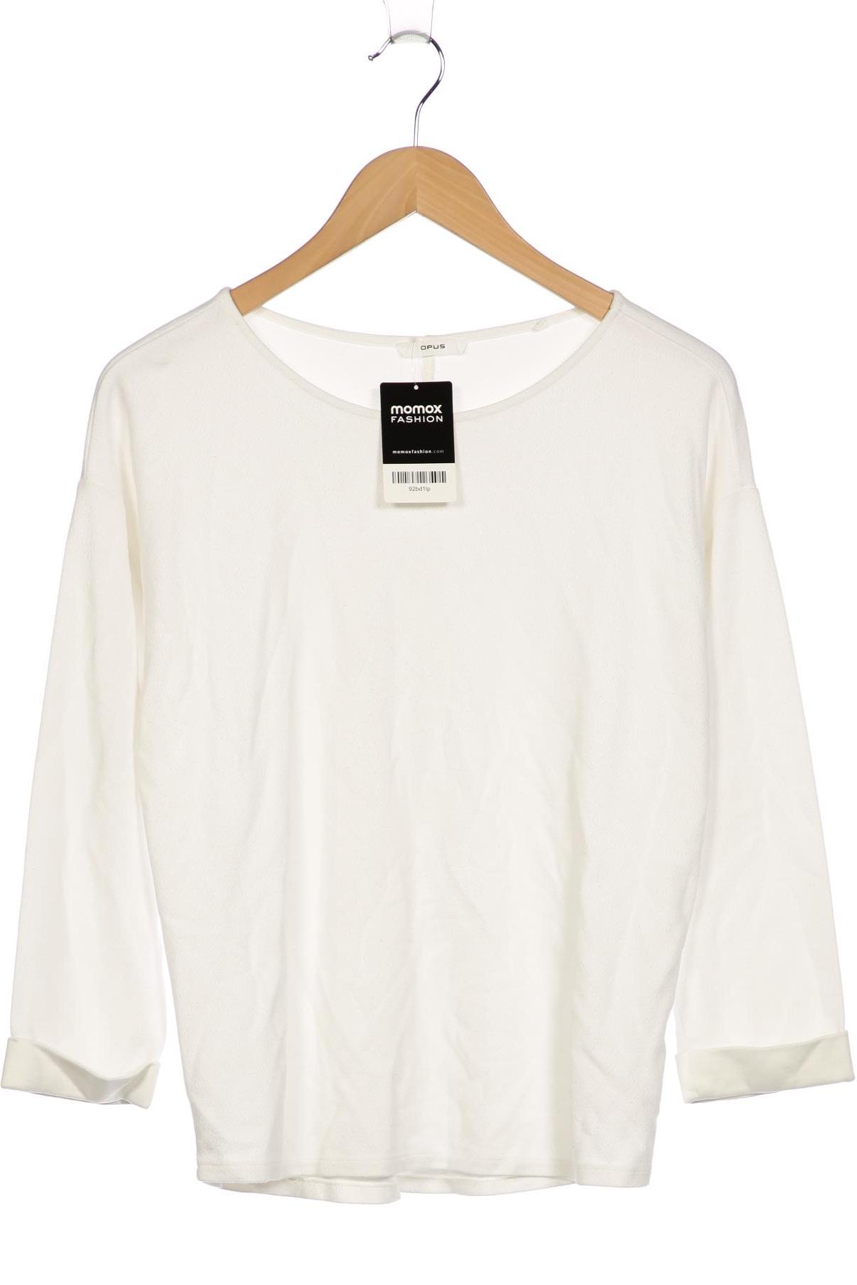 

Opus Damen Langarmshirt, weiß, Gr. 36