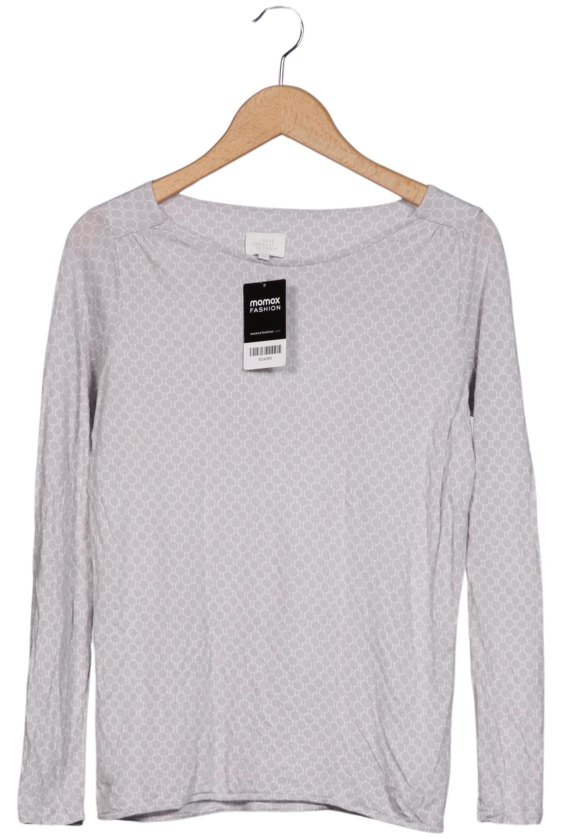 

Opus Damen Langarmshirt, grau, Gr. 36