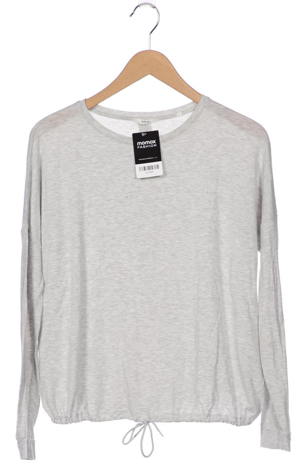 

Opus Damen Langarmshirt, grau, Gr. 36