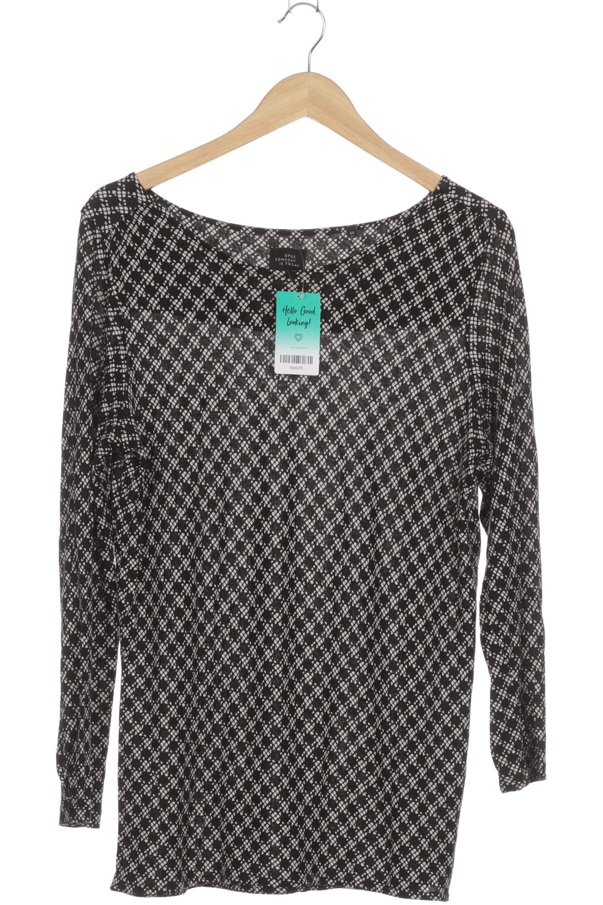 

Opus Damen Langarmshirt, schwarz, Gr. 44