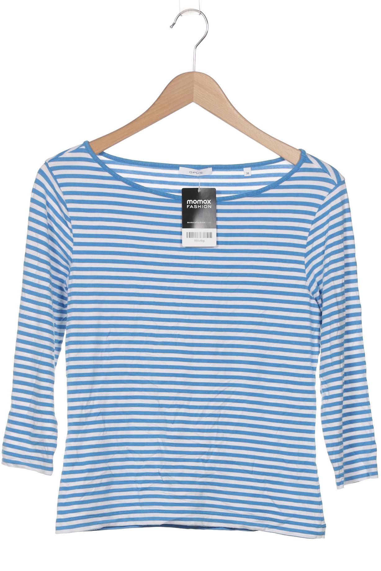 

Opus Damen Langarmshirt, blau, Gr. 38