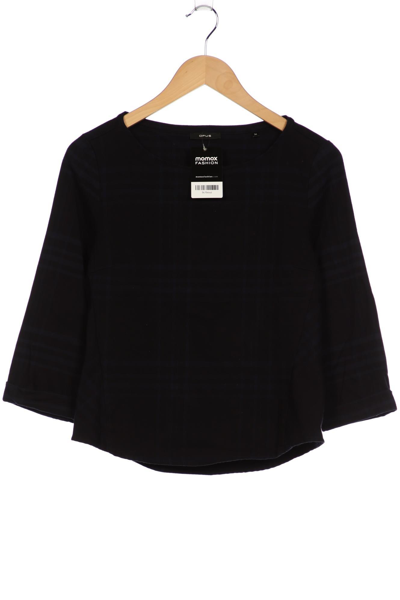 

Opus Damen Langarmshirt, marineblau, Gr. 36