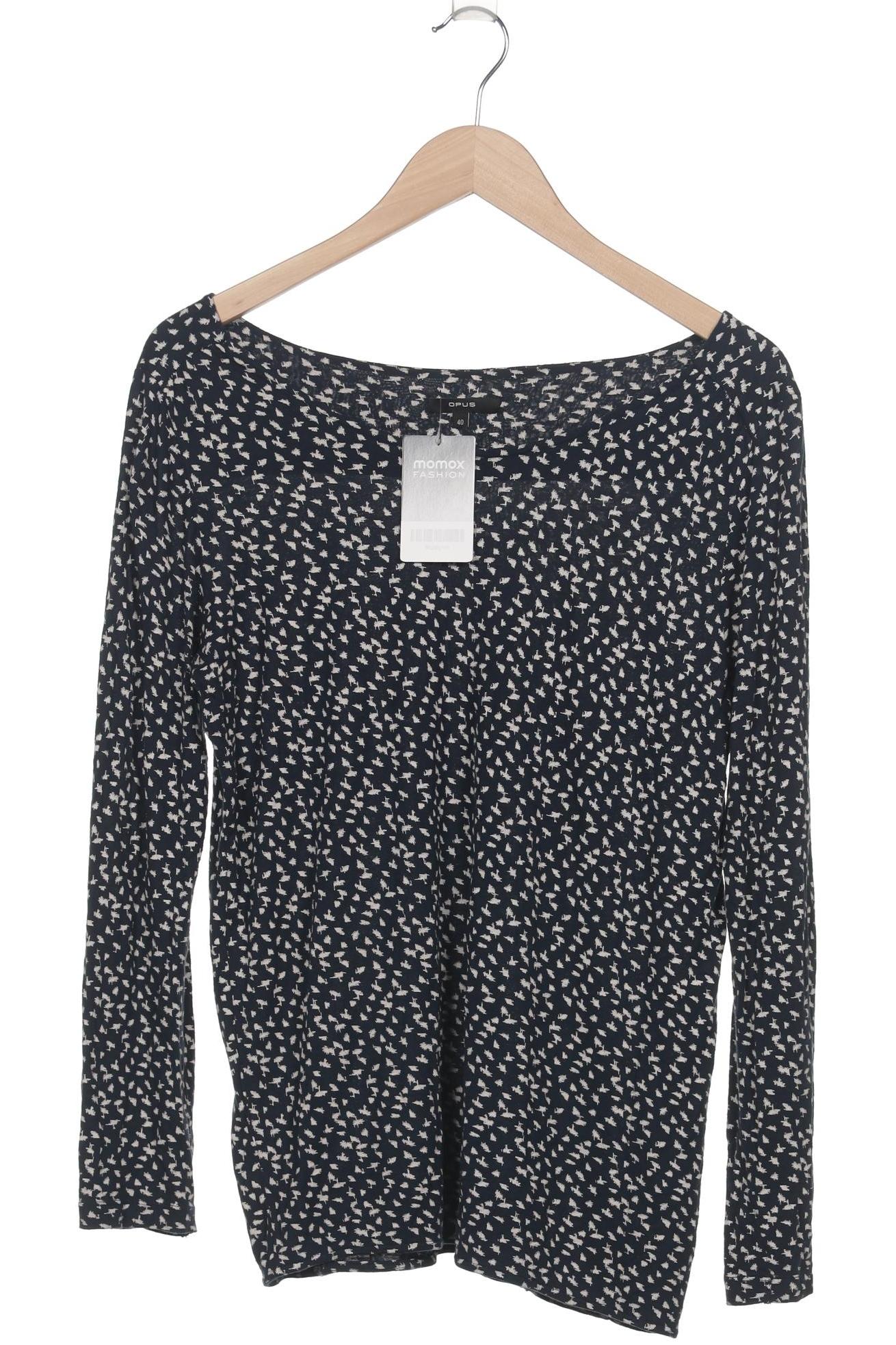 

Opus Damen Langarmshirt, marineblau, Gr. 40