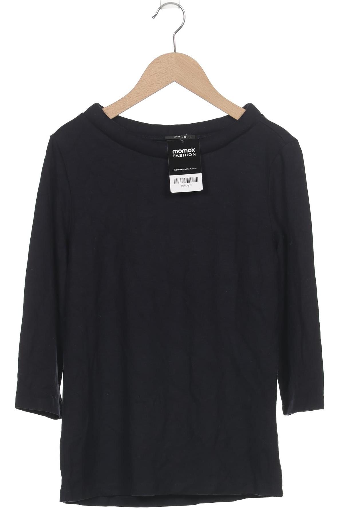 

Opus Damen Langarmshirt, marineblau, Gr. 36