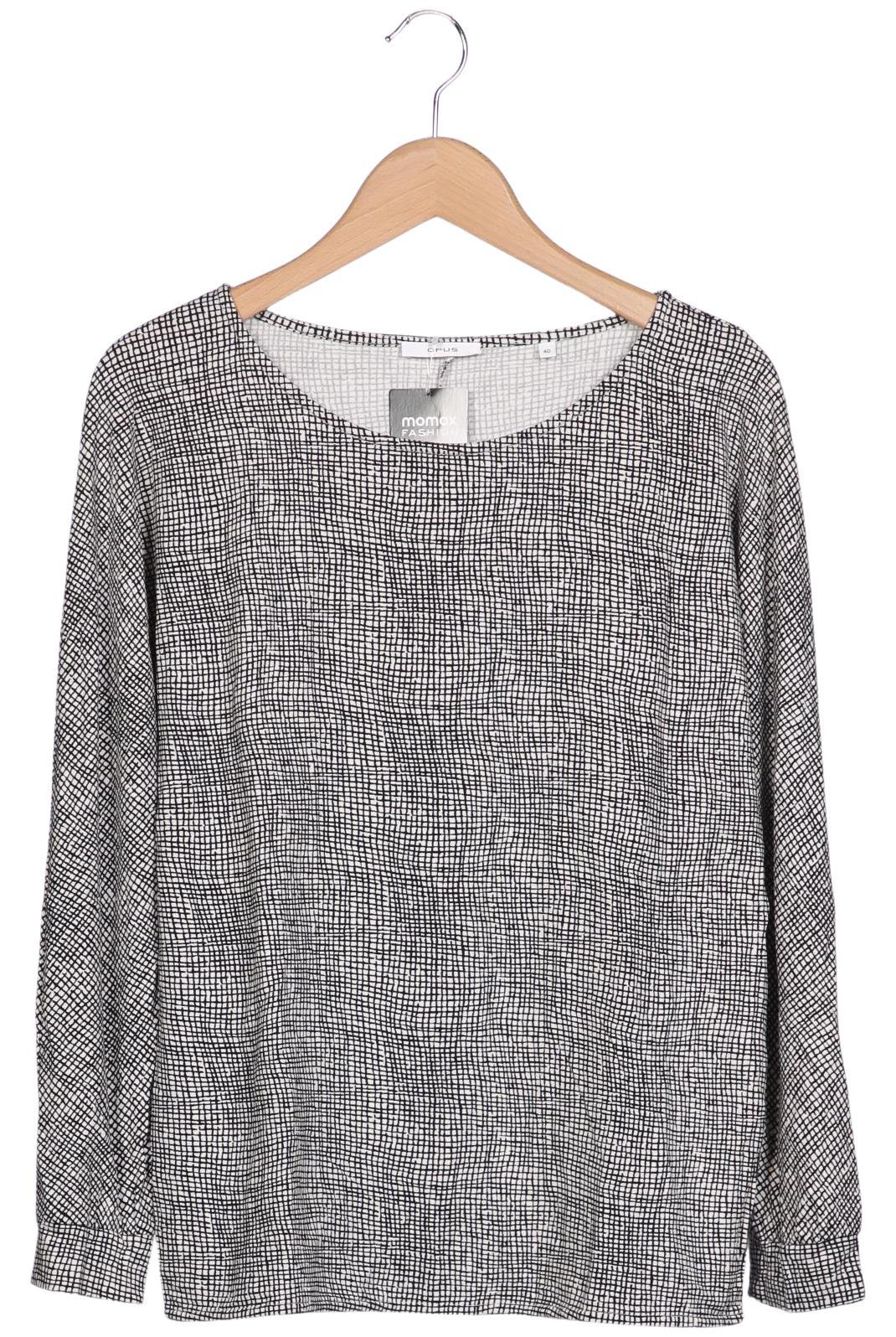 

Opus Damen Langarmshirt, grau, Gr. 40