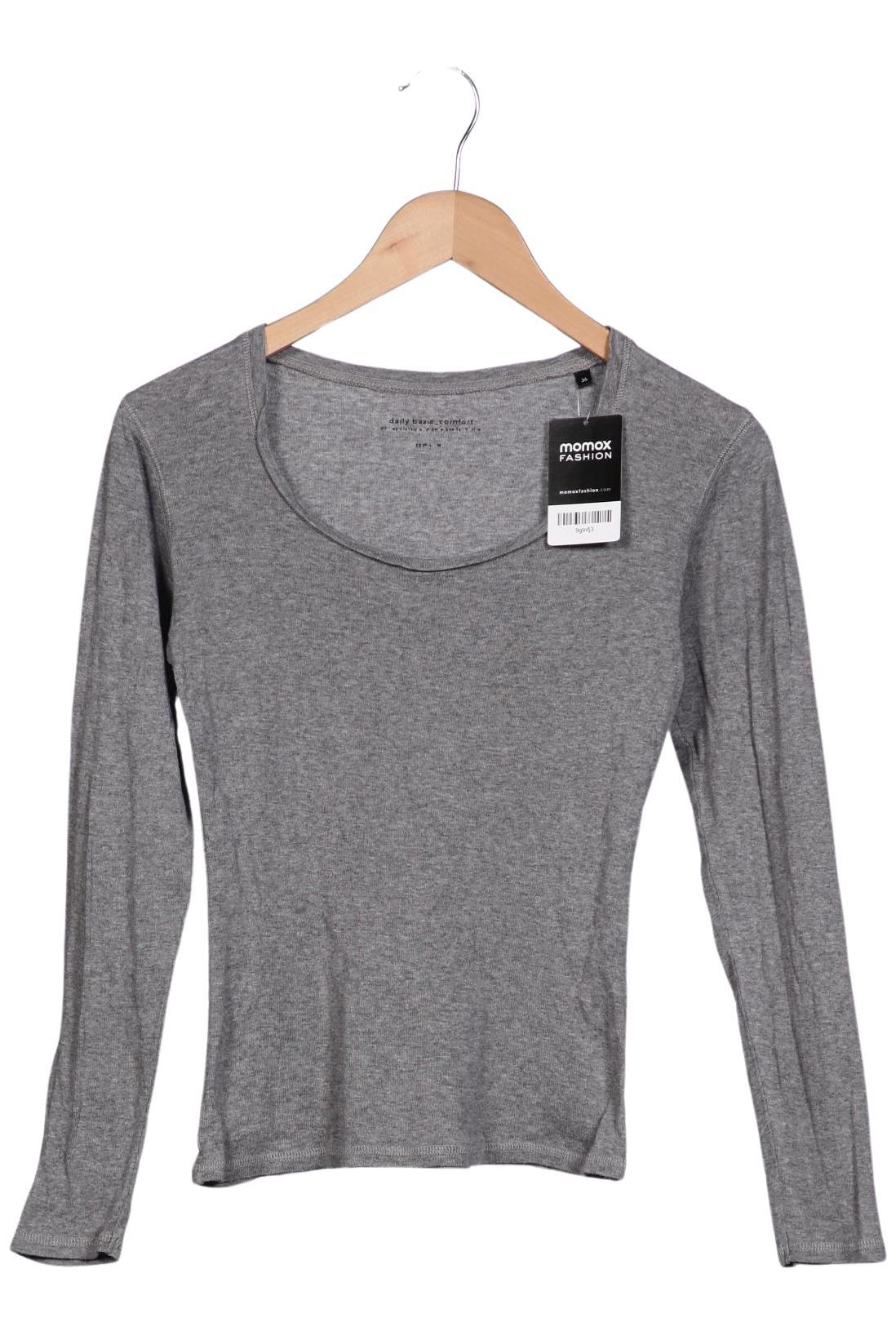 

Opus Damen Langarmshirt, grau, Gr. 36