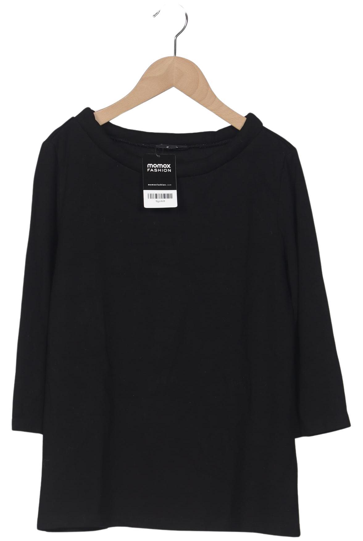 

Opus Damen Langarmshirt, schwarz, Gr. 40