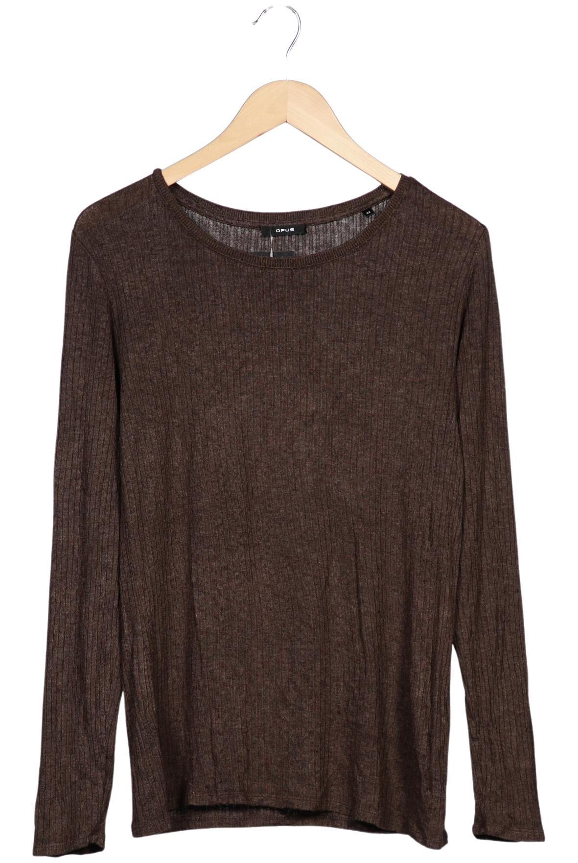 

Opus Damen Langarmshirt, braun, Gr. 44
