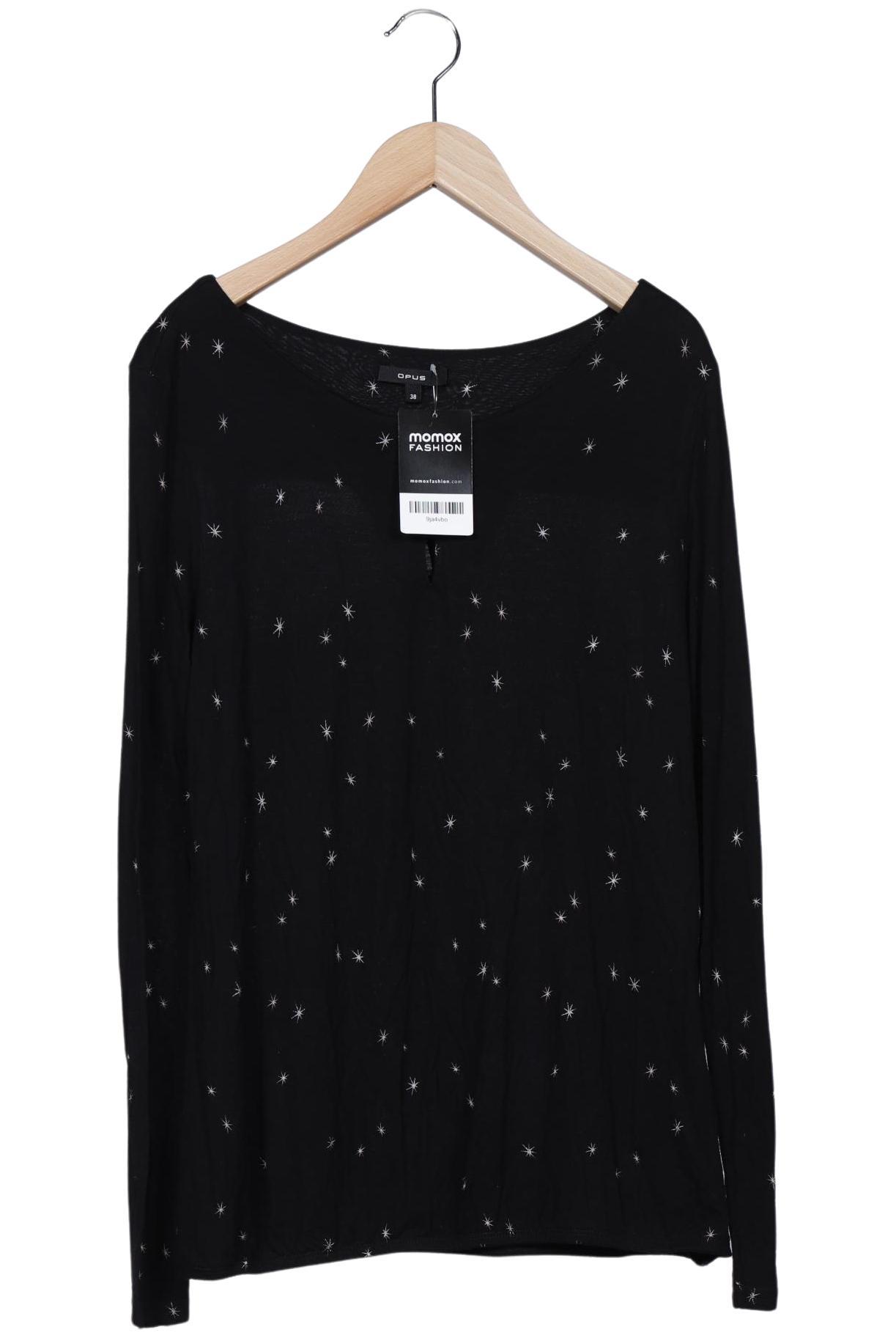 

Opus Damen Langarmshirt, schwarz, Gr. 38