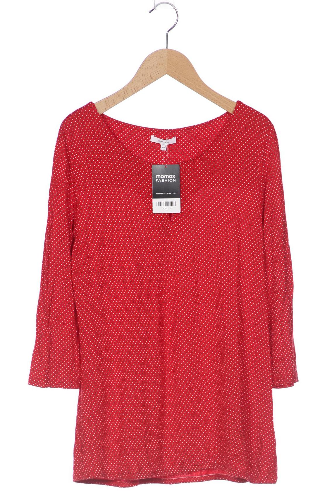 

Opus Damen Langarmshirt, rot, Gr. 40