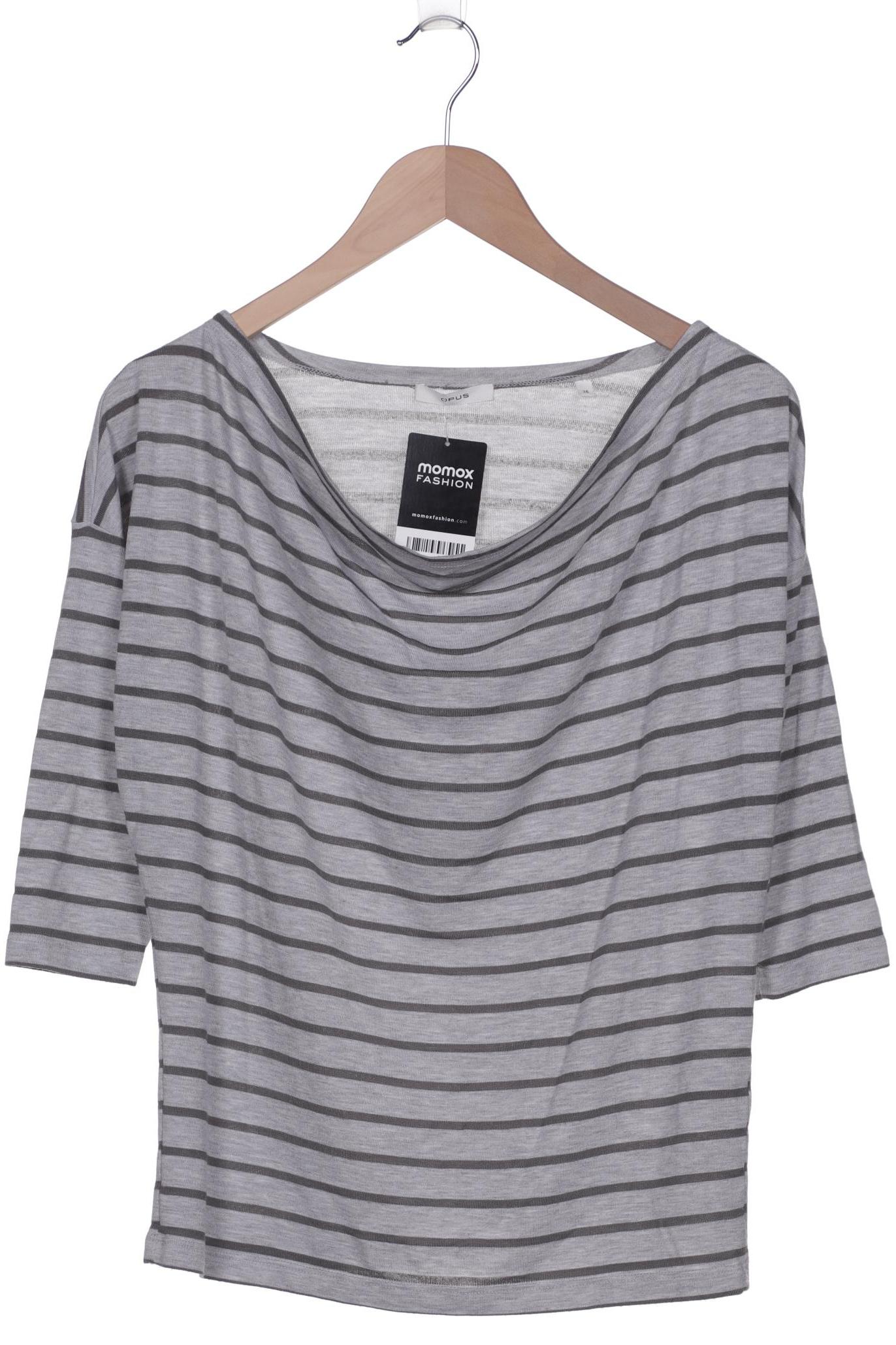 

Opus Damen Langarmshirt, grau, Gr. 36