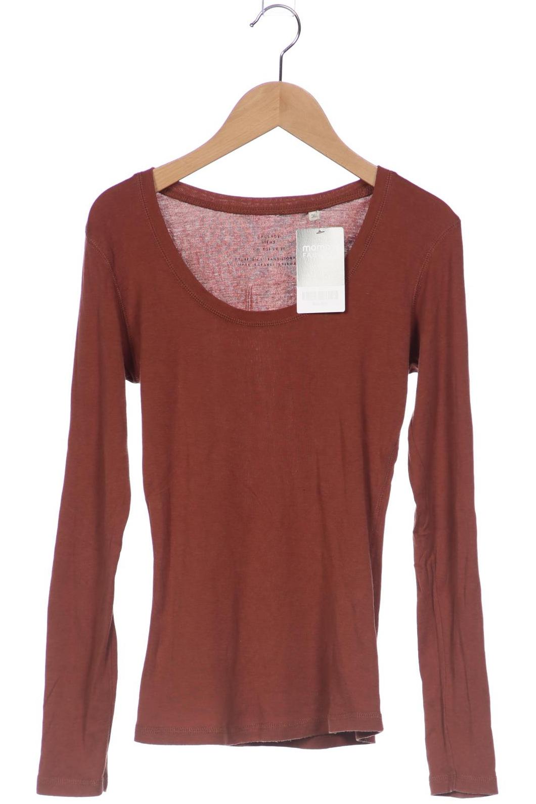 

Opus Damen Langarmshirt, braun, Gr. 36