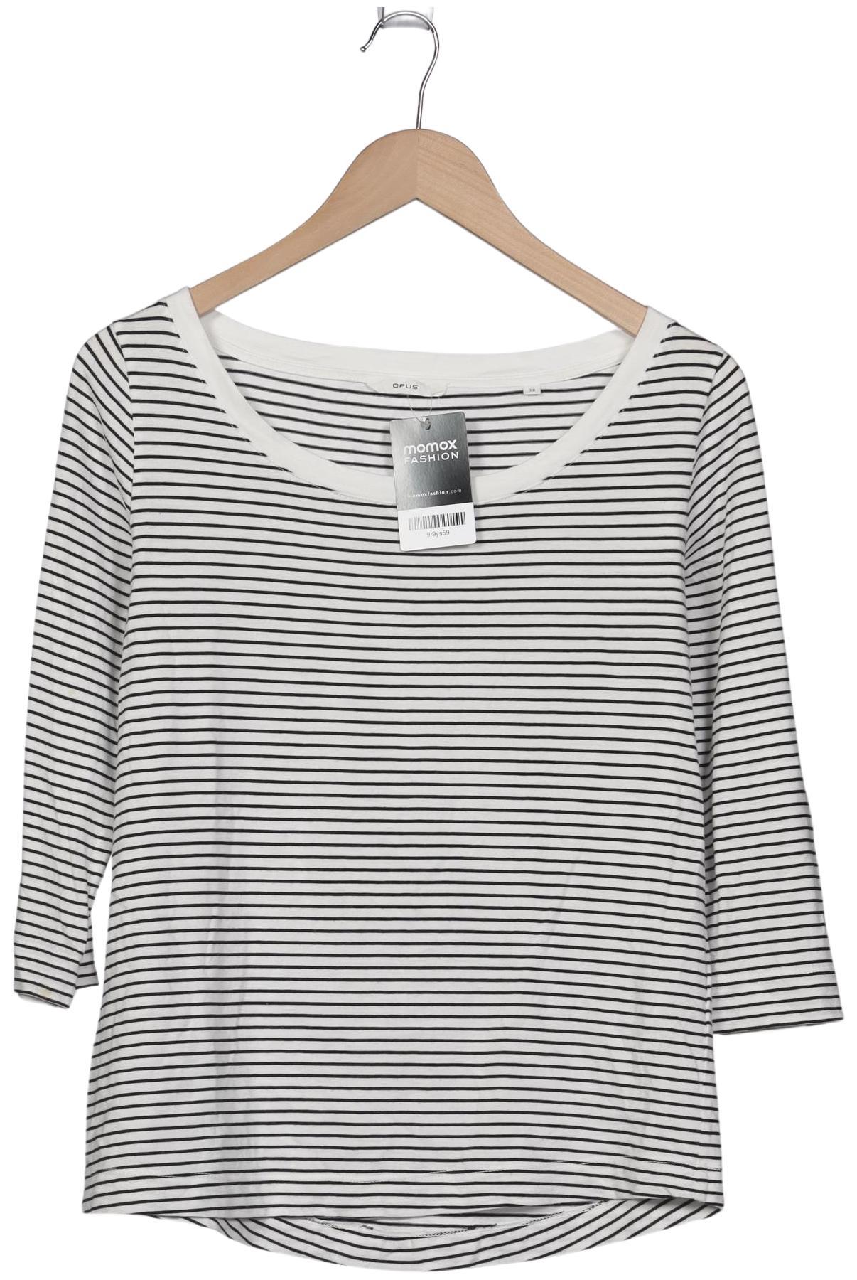 

Opus Damen Langarmshirt, weiß, Gr. 38