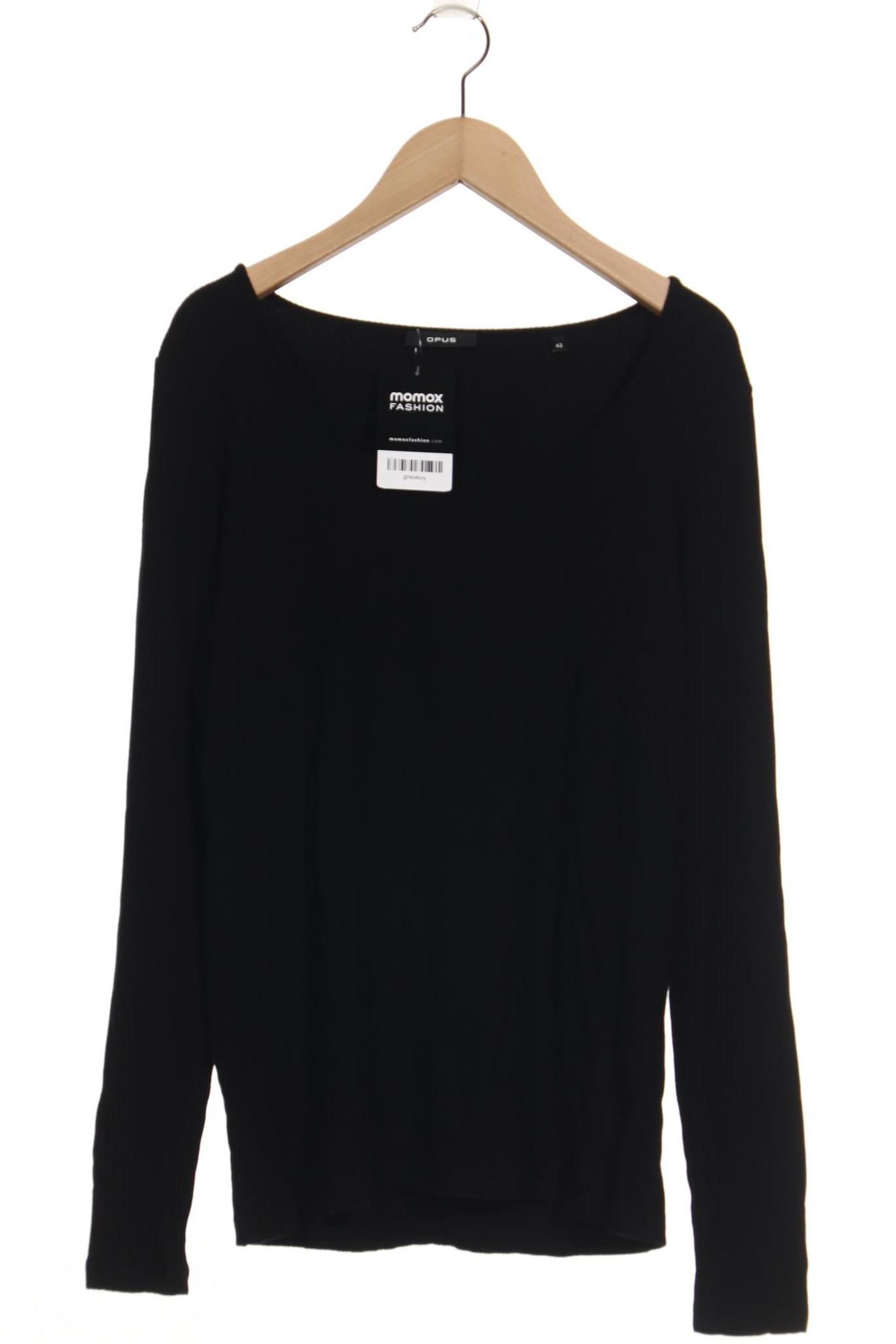 

Opus Damen Langarmshirt, schwarz, Gr. 42