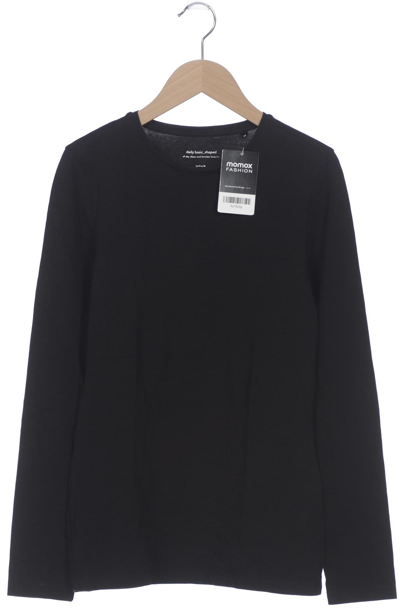 

Opus Damen Langarmshirt, schwarz, Gr. 38