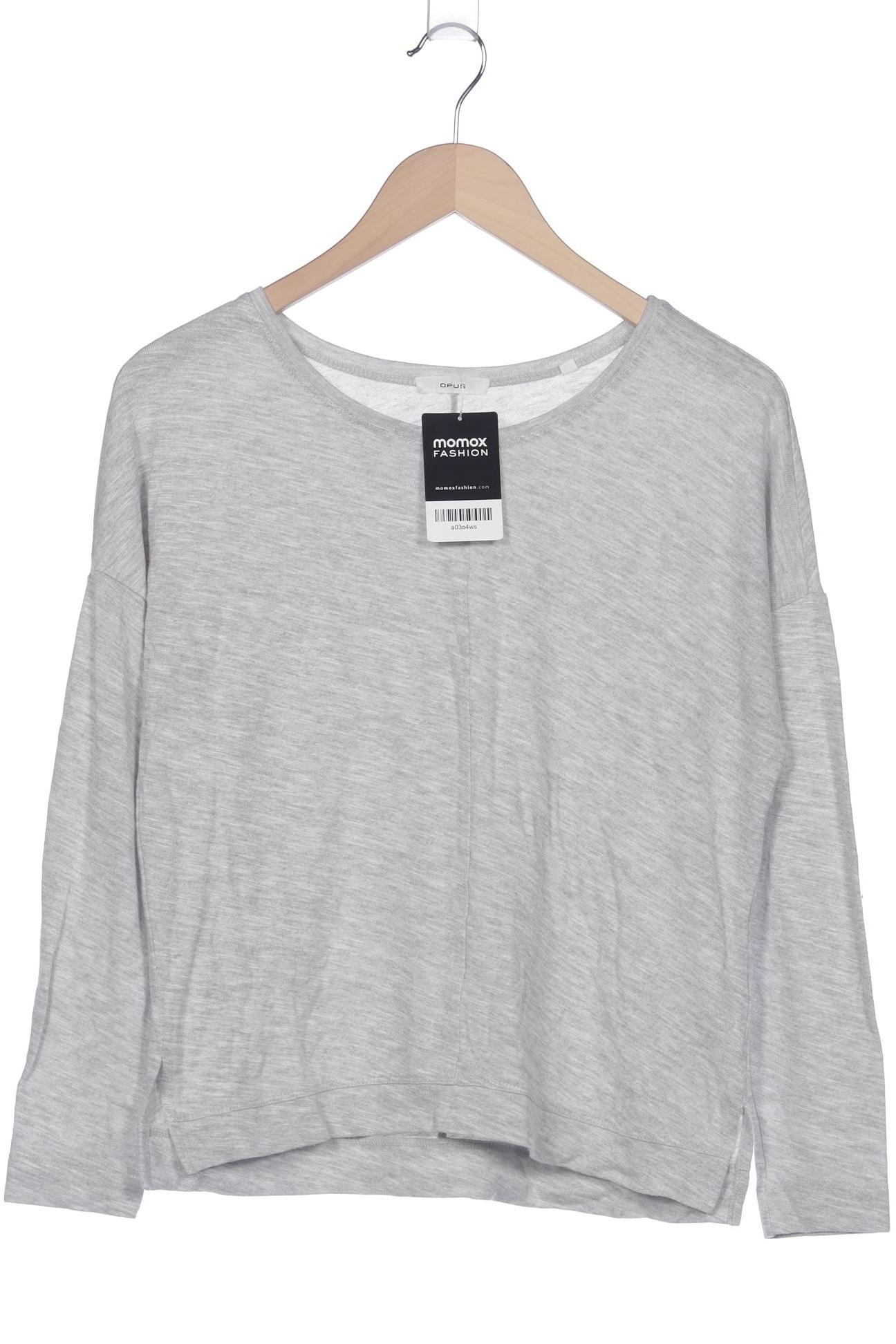 

Opus Damen Langarmshirt, grau, Gr. 36