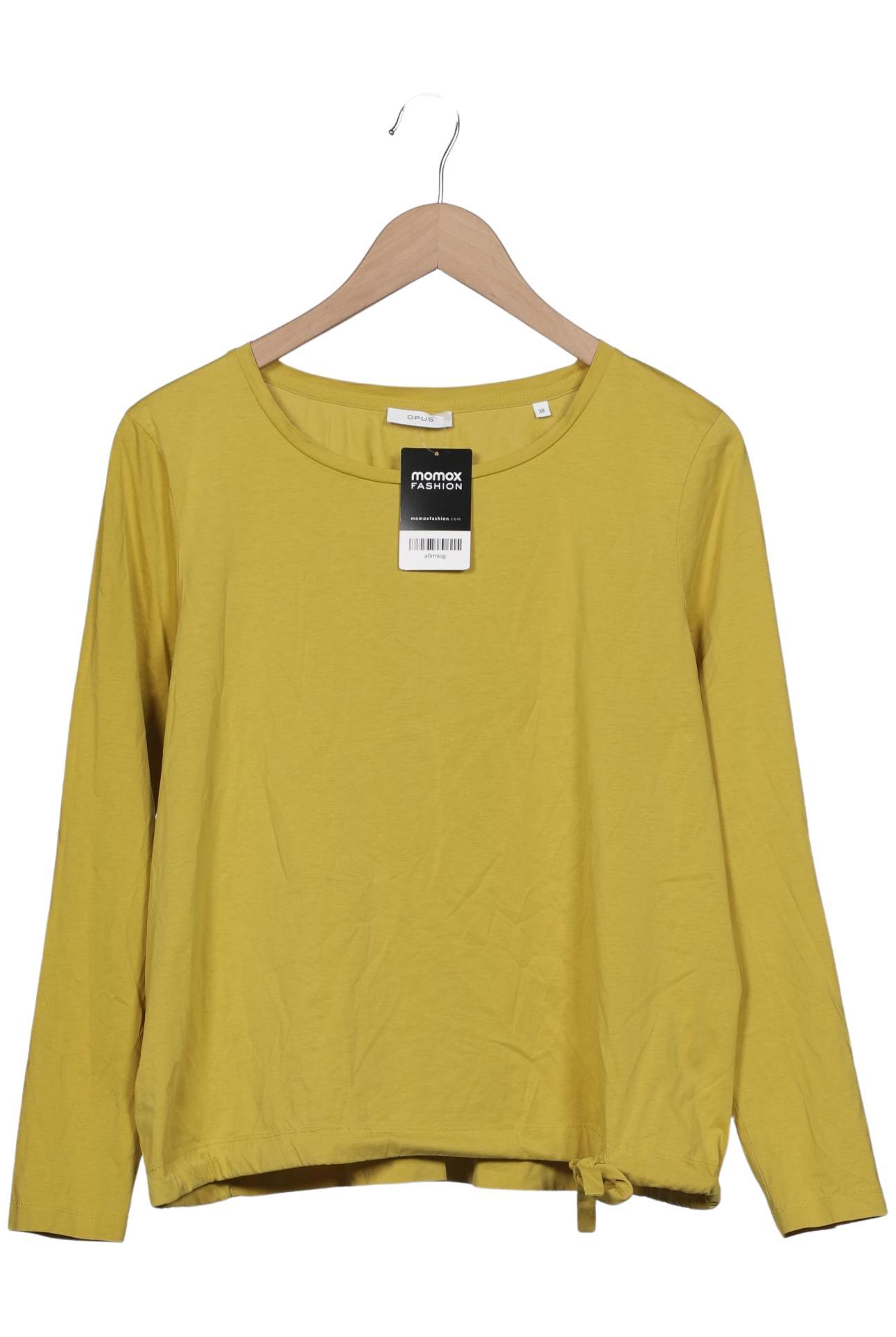 

Opus Damen Langarmshirt, gelb, Gr. 38