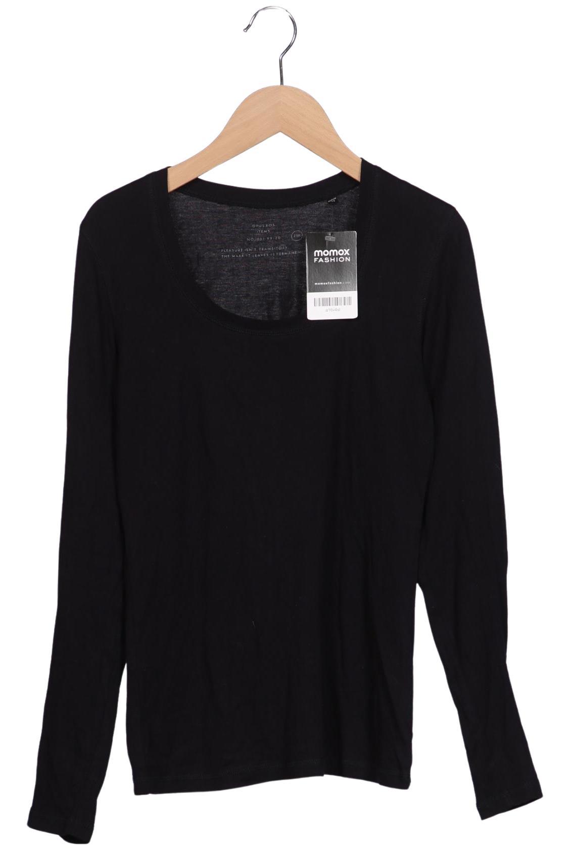 

Opus Damen Langarmshirt, schwarz, Gr. 38