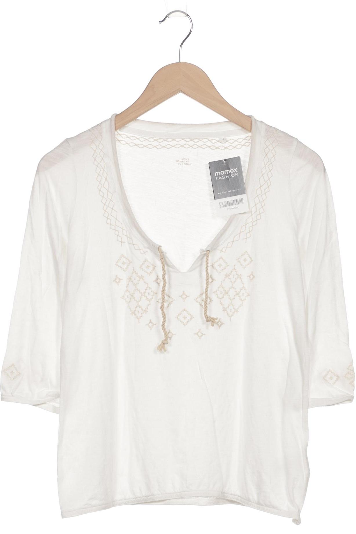 

Opus Damen Langarmshirt, cremeweiß, Gr. 38