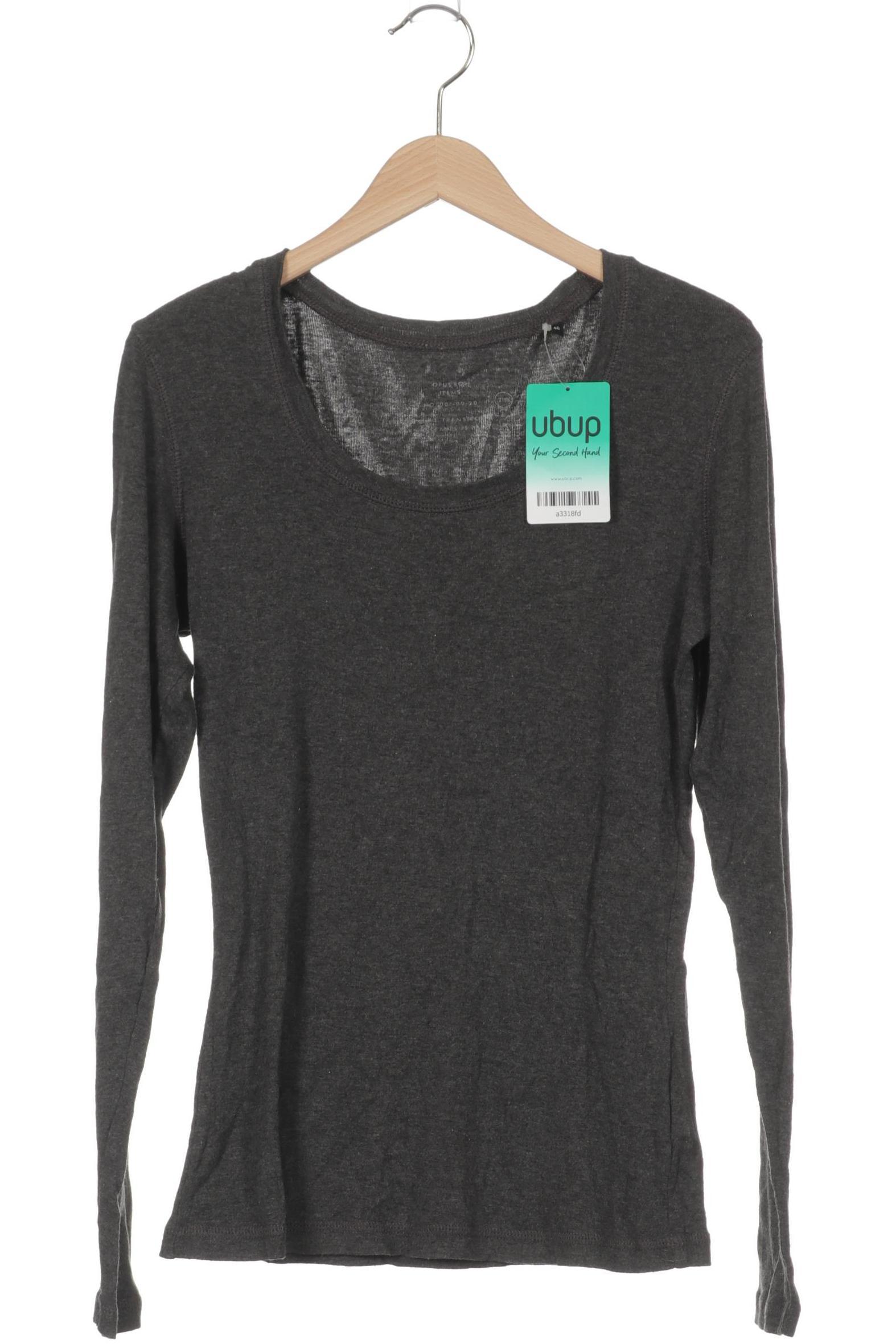 

Opus Damen Langarmshirt, grau, Gr. 40