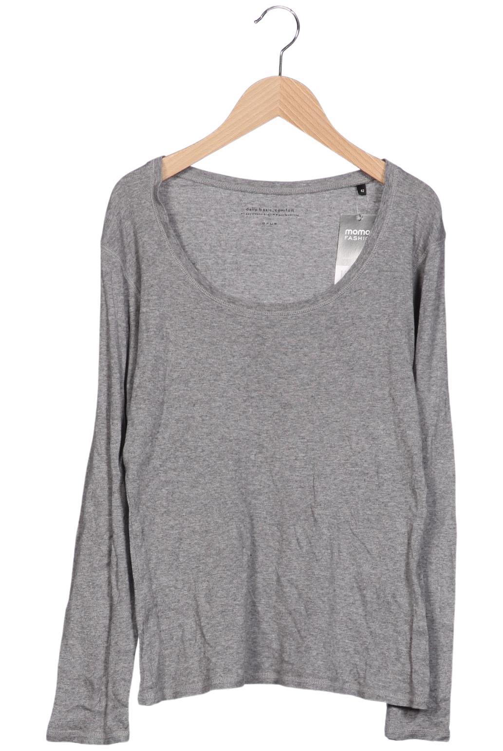 

Opus Damen Langarmshirt, grau, Gr. 42