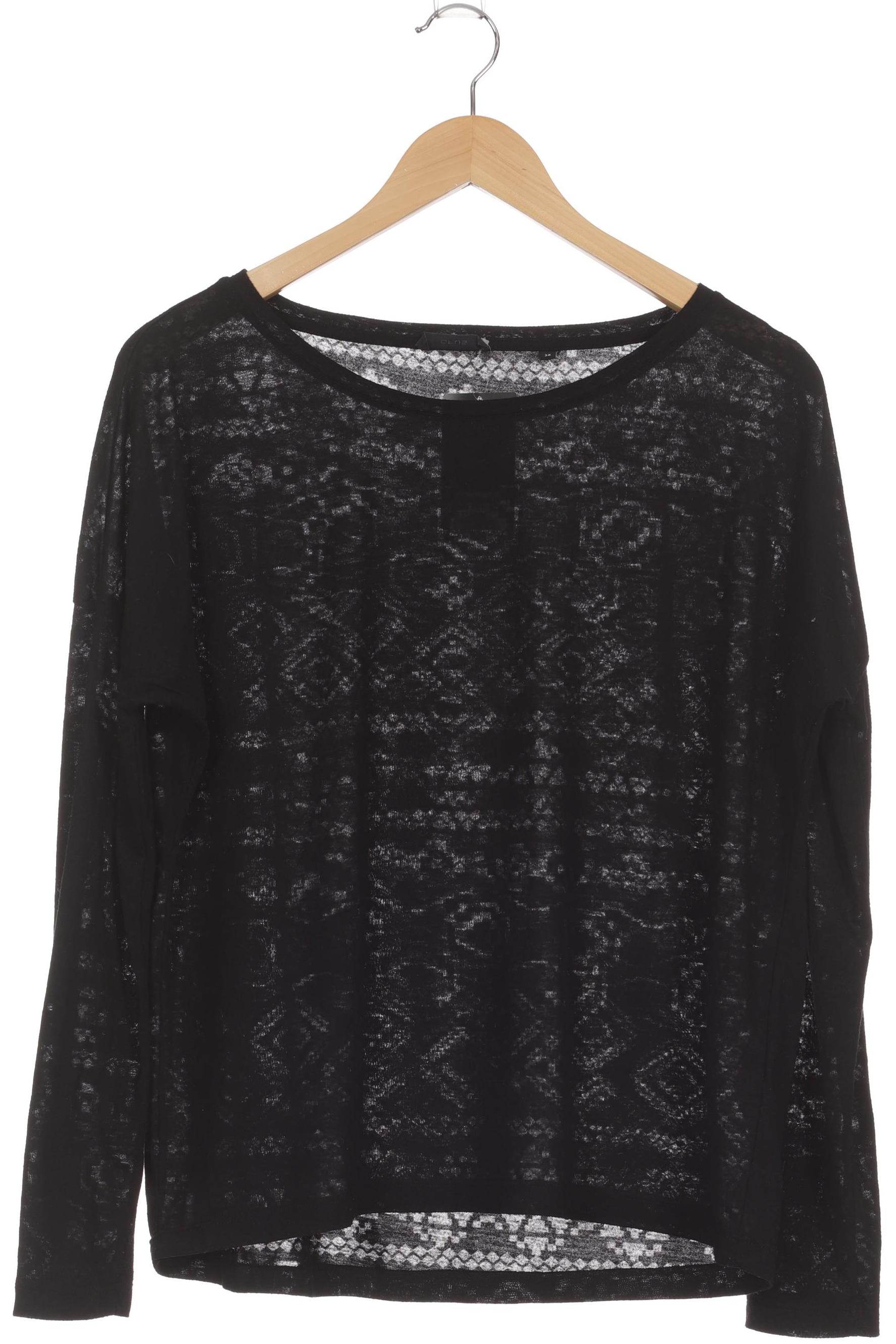 

Opus Damen Langarmshirt, schwarz, Gr. 38
